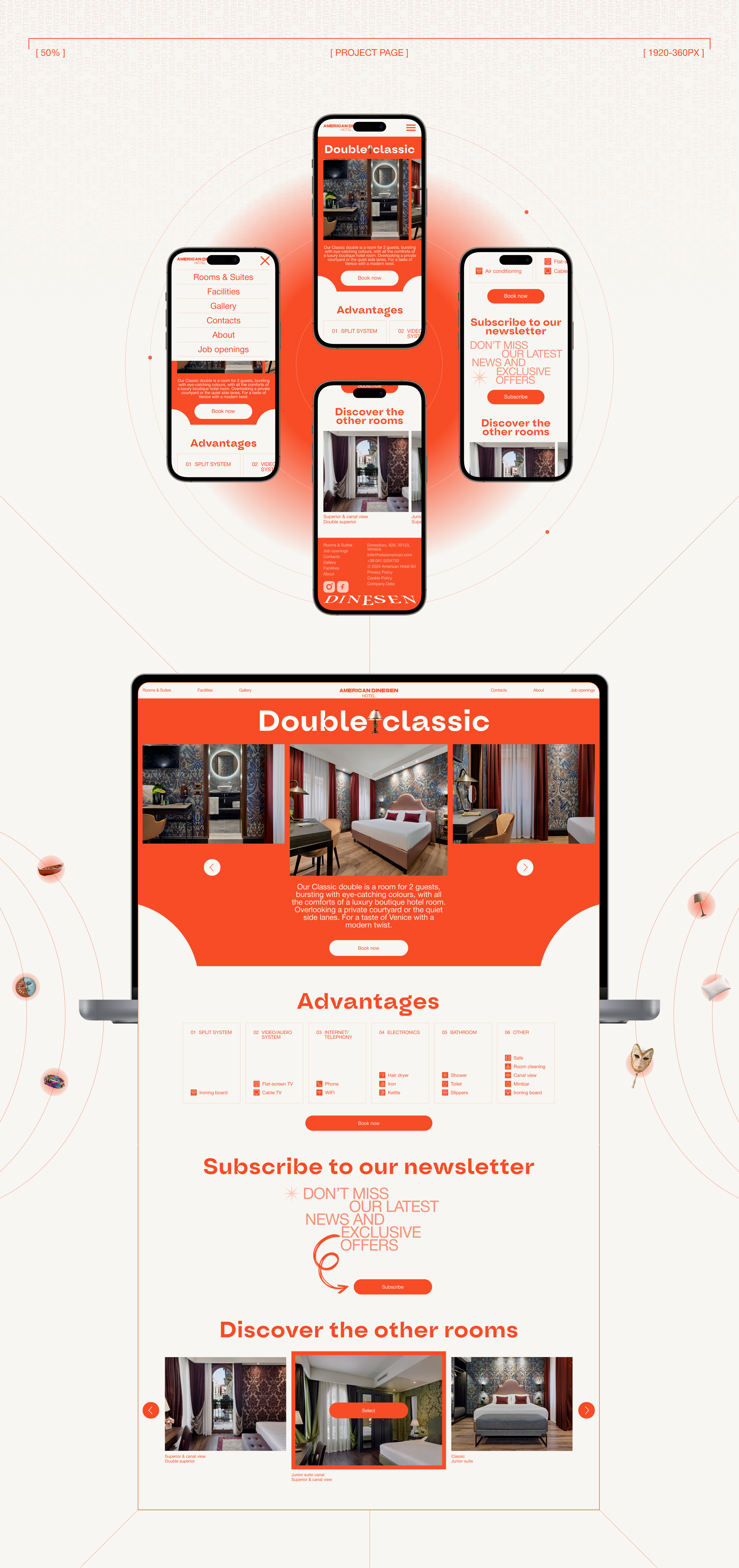 AMERICAN DINESEN HOTEL — Изображение №9 — Интерфейсы на Dprofile