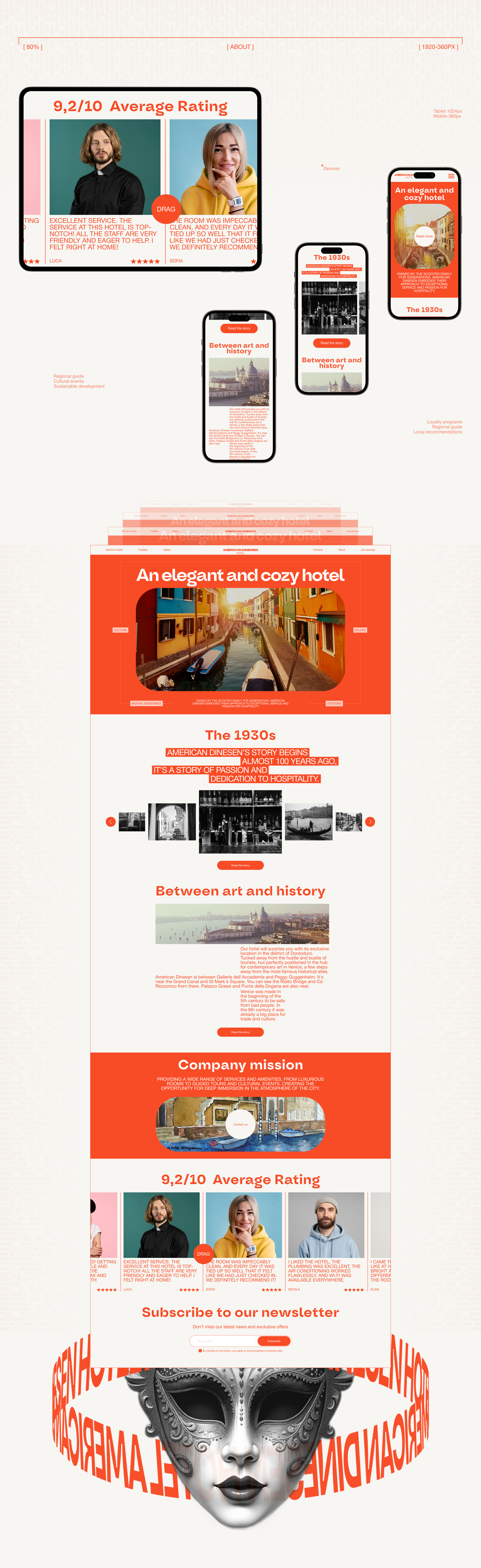 AMERICAN DINESEN HOTEL — Изображение №11 — Интерфейсы на Dprofile