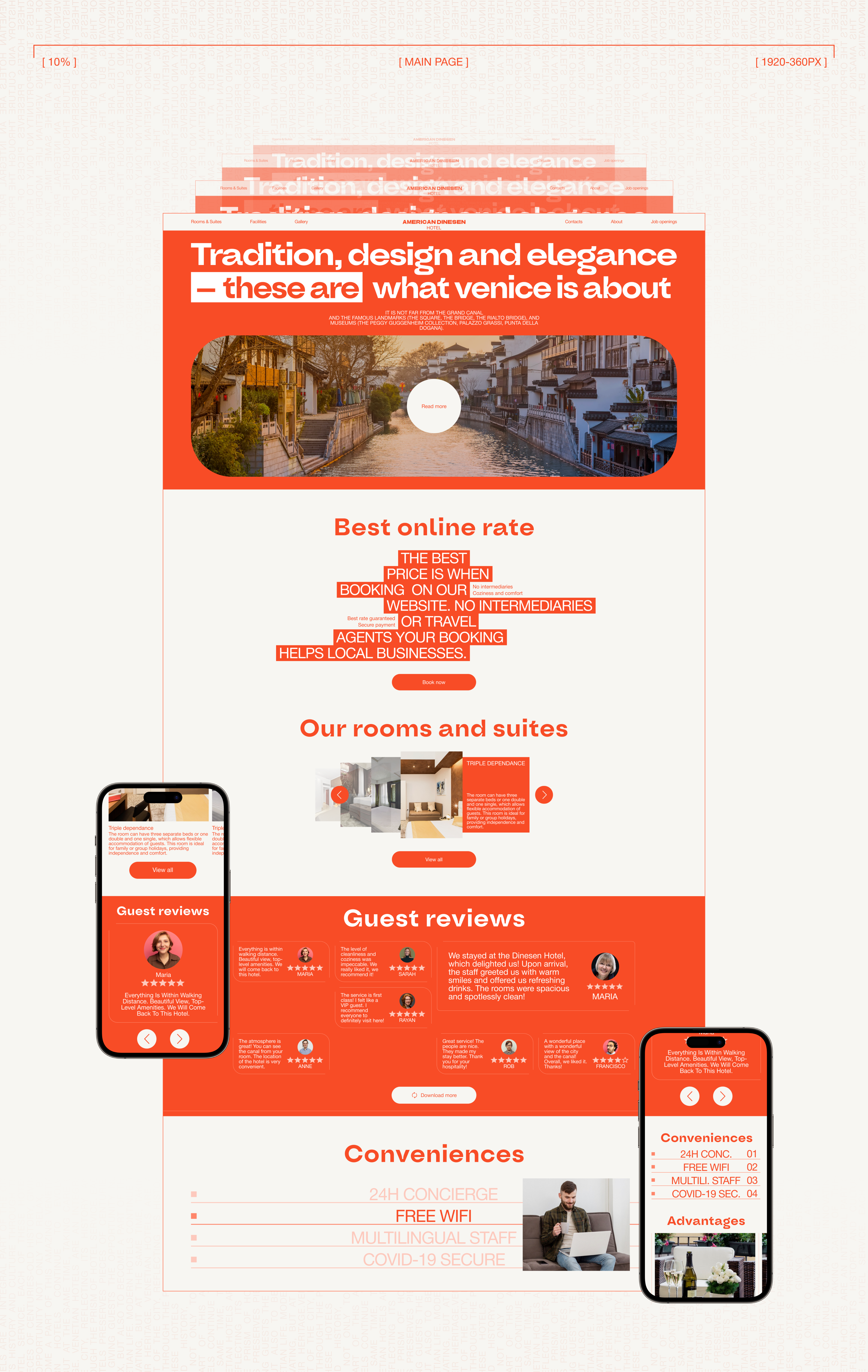 AMERICAN DINESEN HOTEL — Изображение №3 — Интерфейсы на Dprofile
