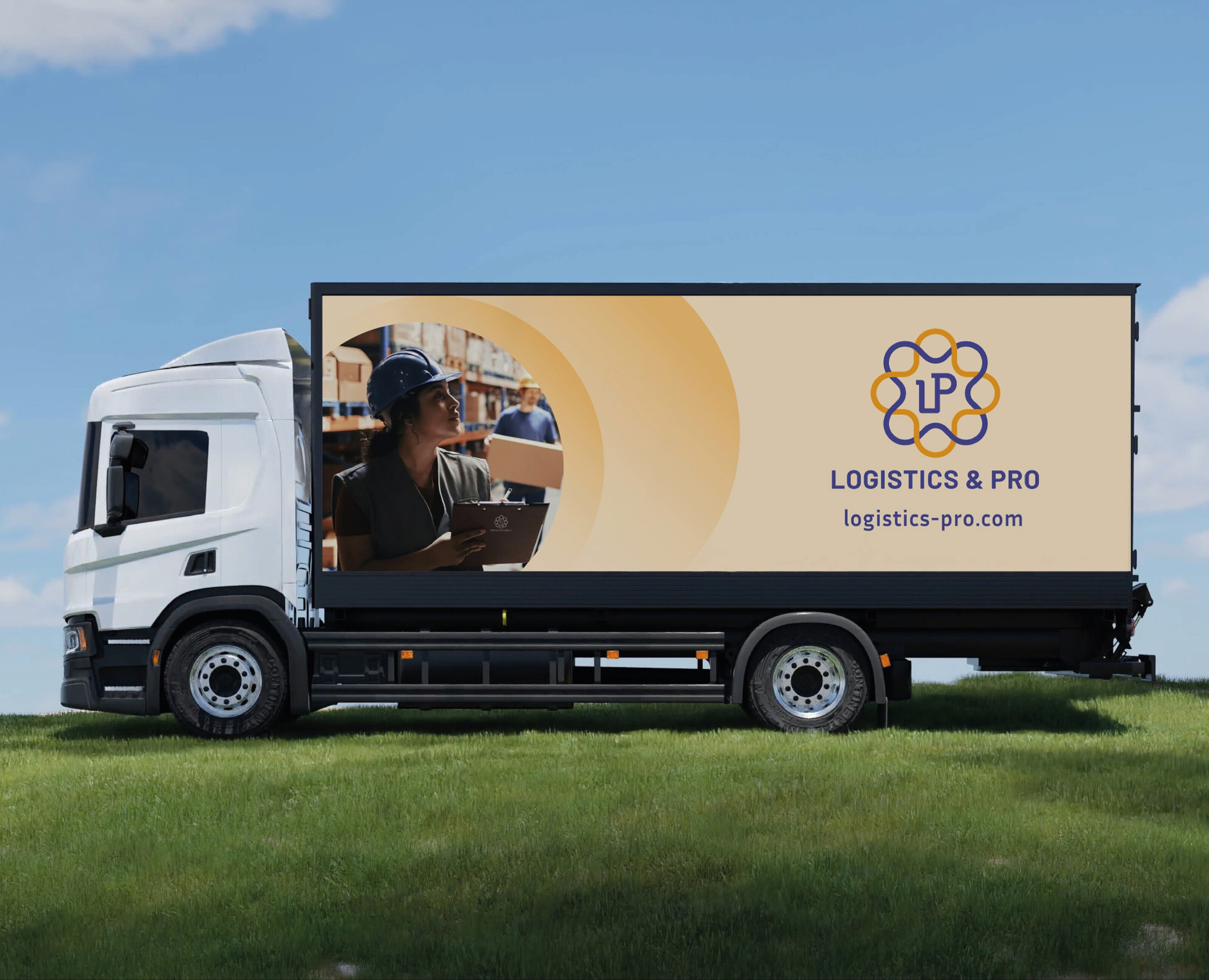Logistics & PRO, logo and brand identity — Брендинг на Dprofile