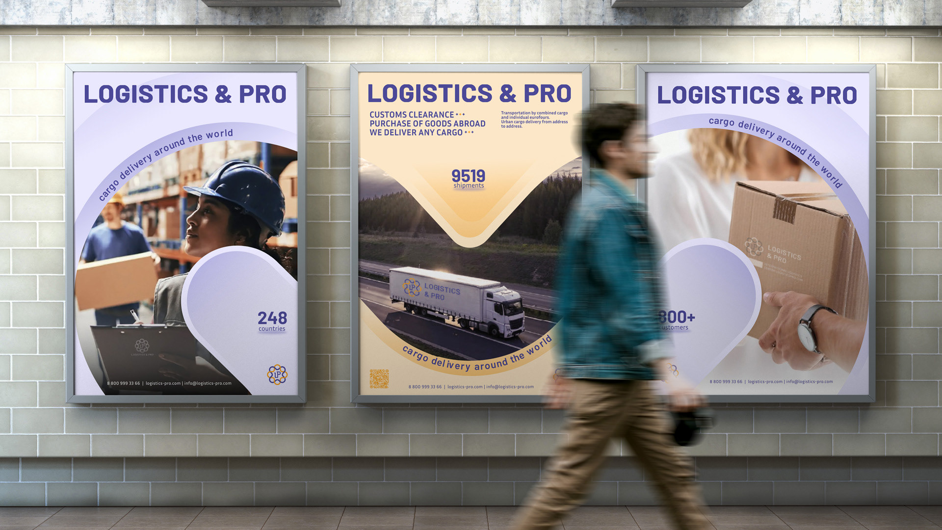 Logistics & PRO, logo and brand identity — Изображение №7 — Брендинг на Dprofile