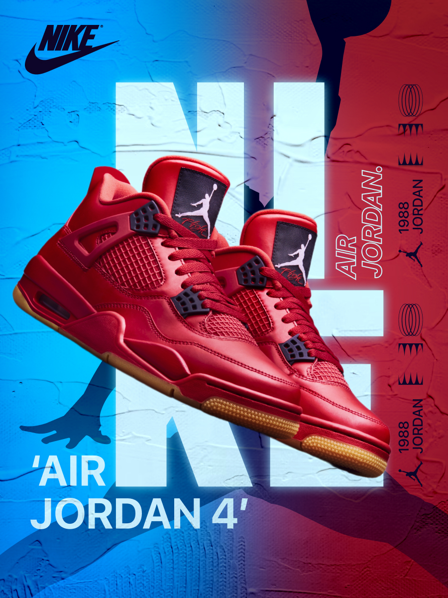 Карточка товара Nike Air Jordan 4 — Изображение №3 — Графика, Маркетинг на Dprofile