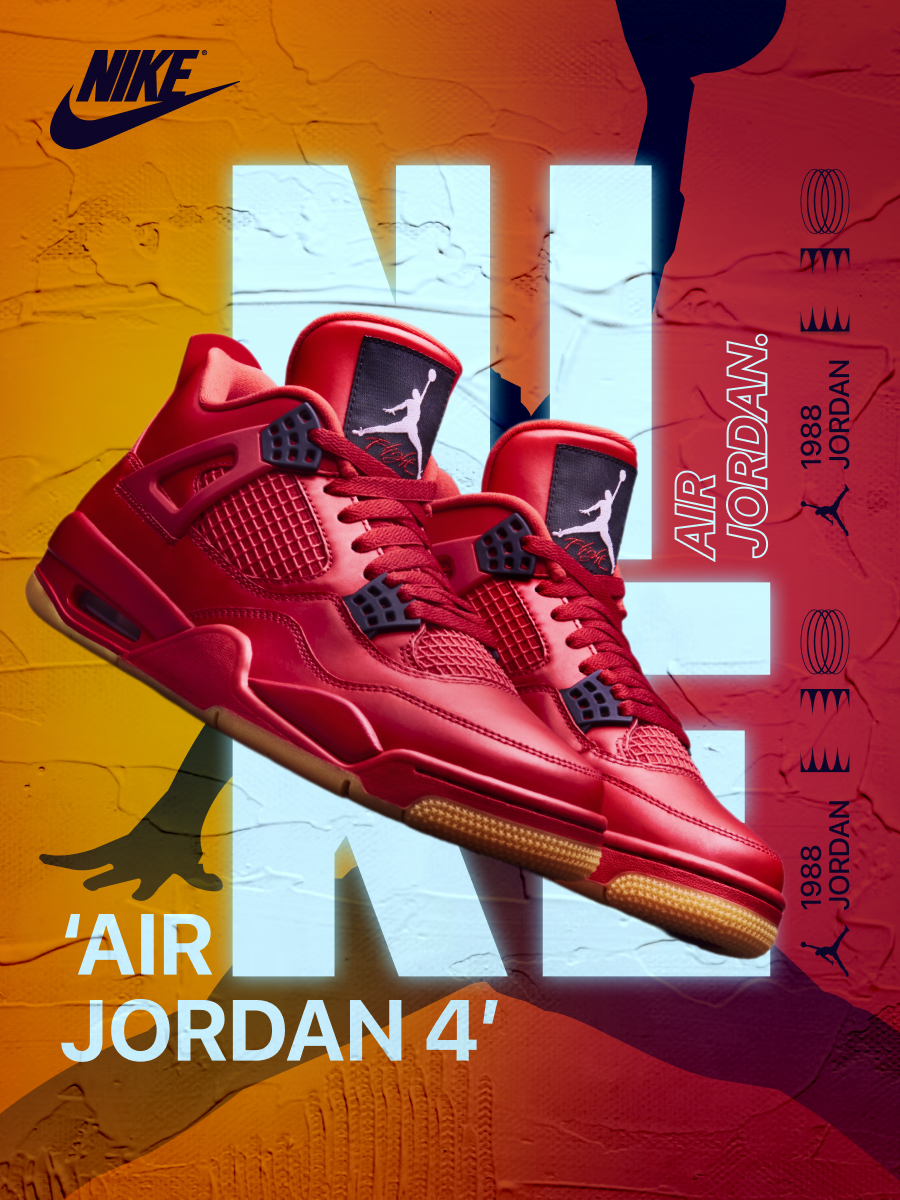 Карточка товара Nike Air Jordan 4 — Изображение №2 — Графика, Маркетинг на Dprofile