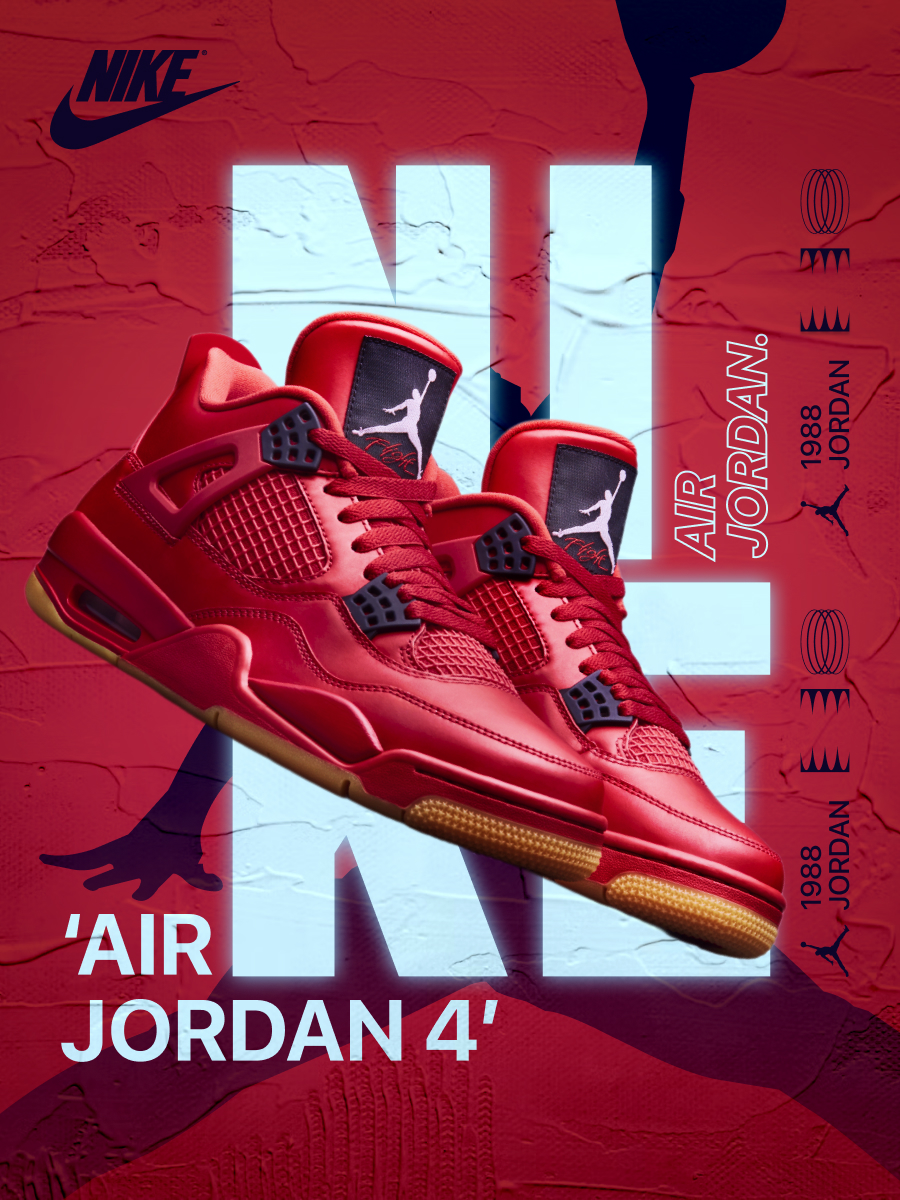 Карточка товара Nike Air Jordan 4 — Изображение №1 — Графика, Маркетинг на Dprofile