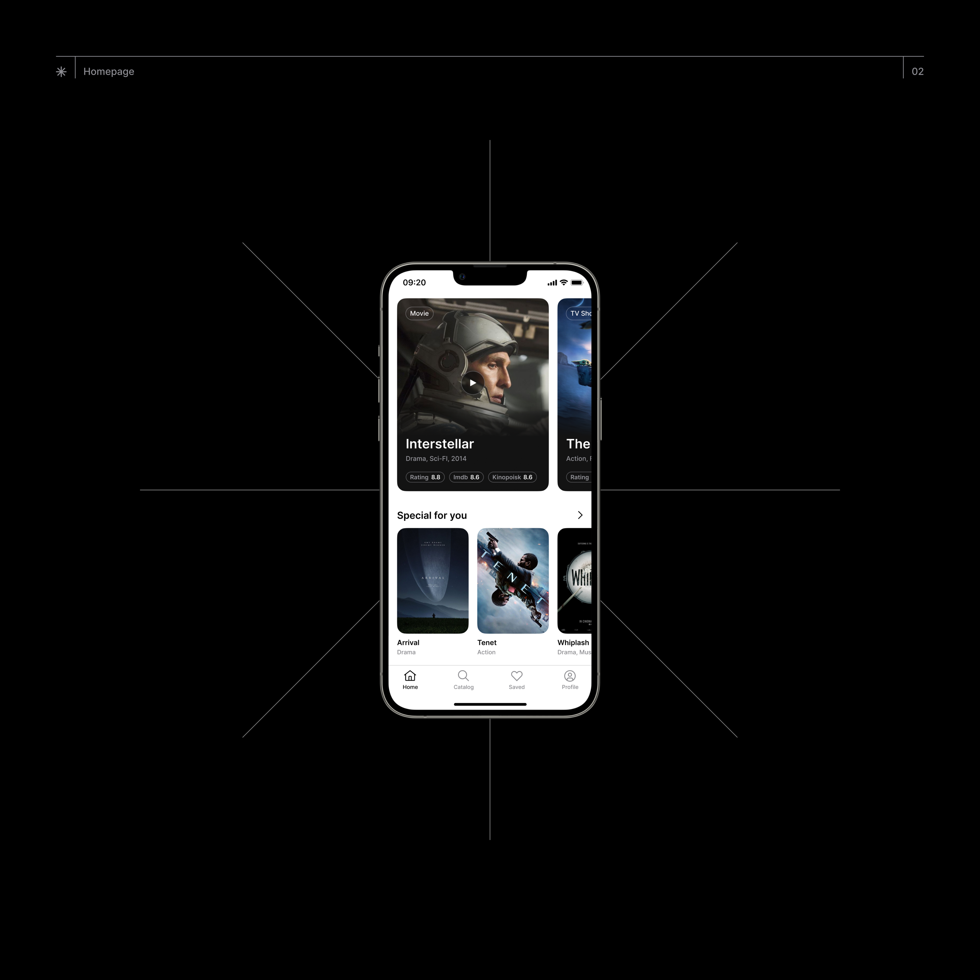 See - Online Cinema App — Изображение №4 — Интерфейсы, Брендинг на Dprofile