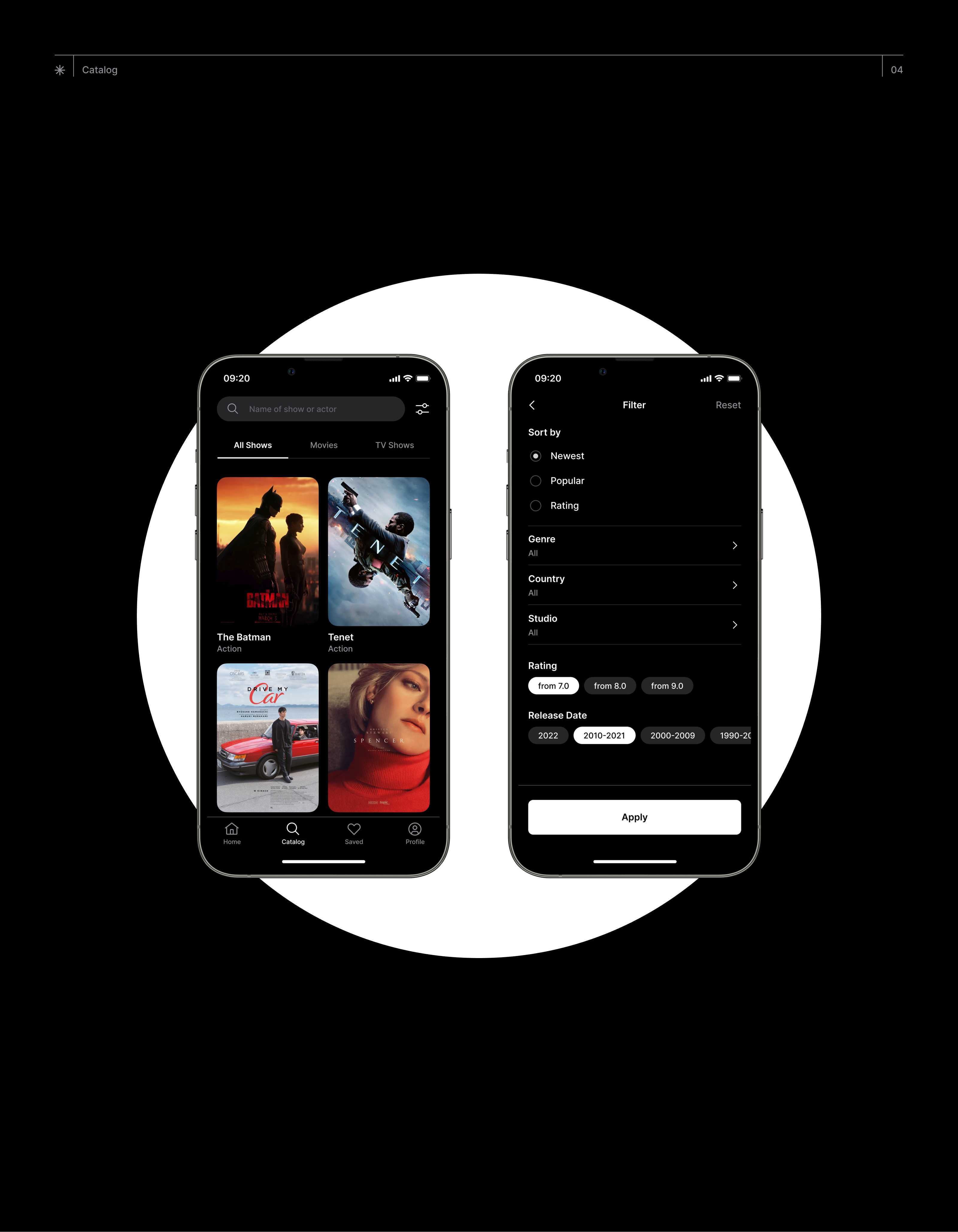 See - Online Cinema App — Изображение №7 — Интерфейсы, Брендинг на Dprofile