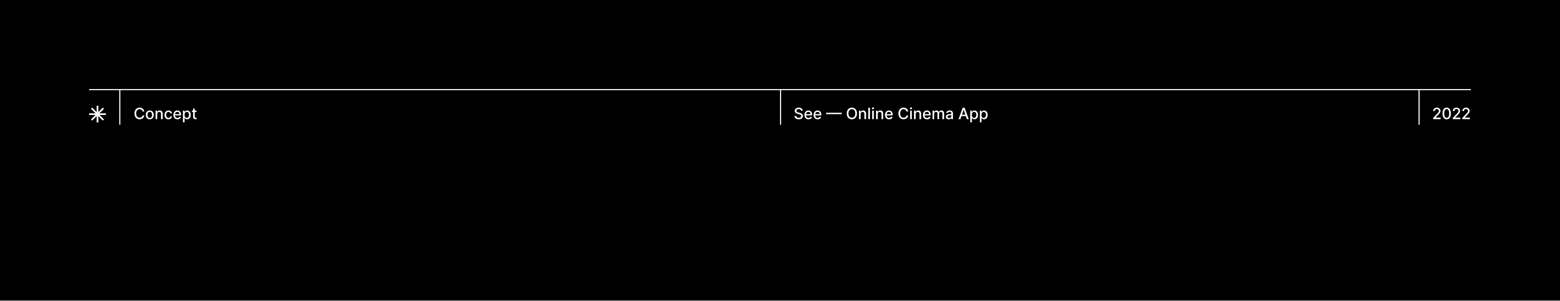 See - Online Cinema App — Изображение №1 — Интерфейсы, Брендинг на Dprofile