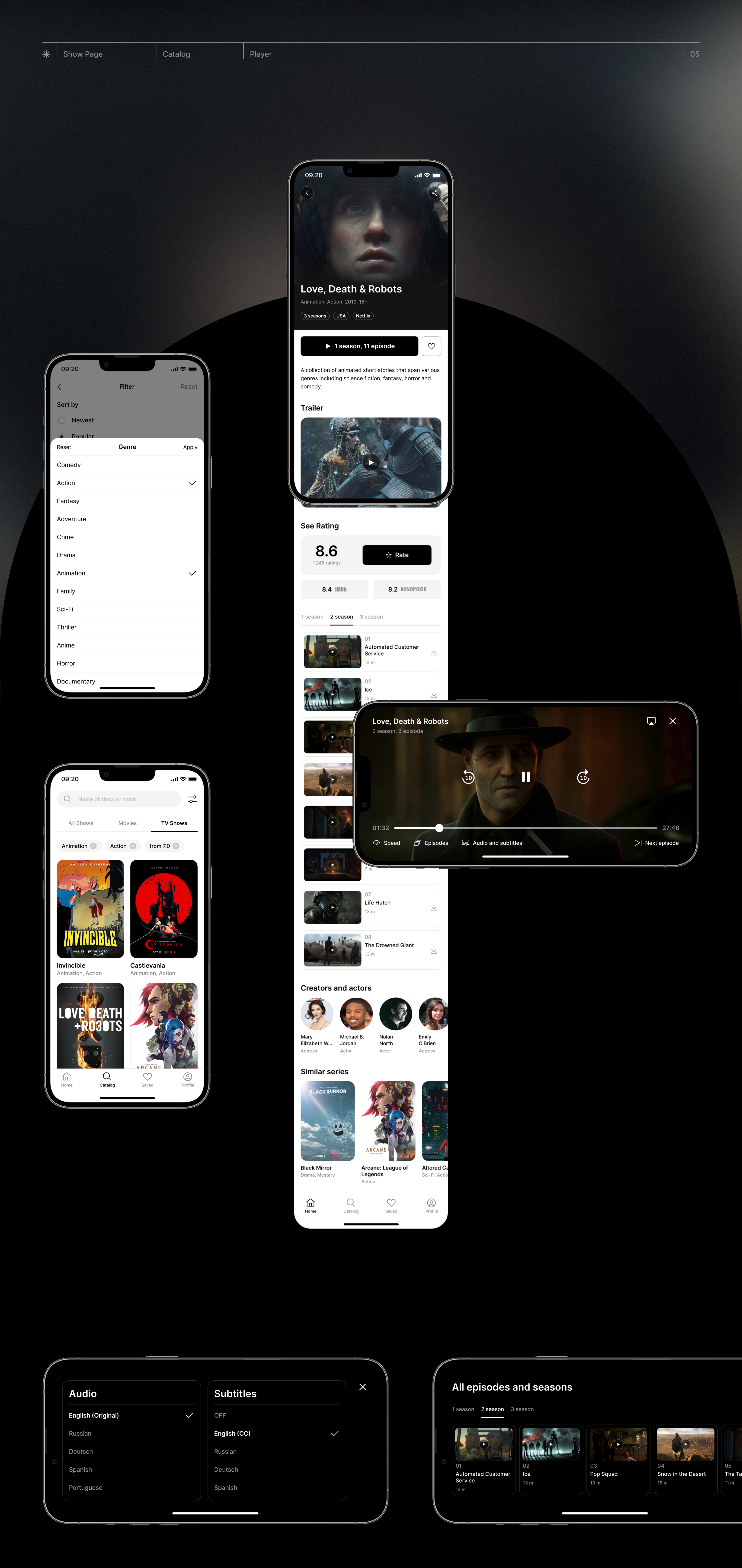 See - Online Cinema App — Изображение №8 — Интерфейсы, Брендинг на Dprofile