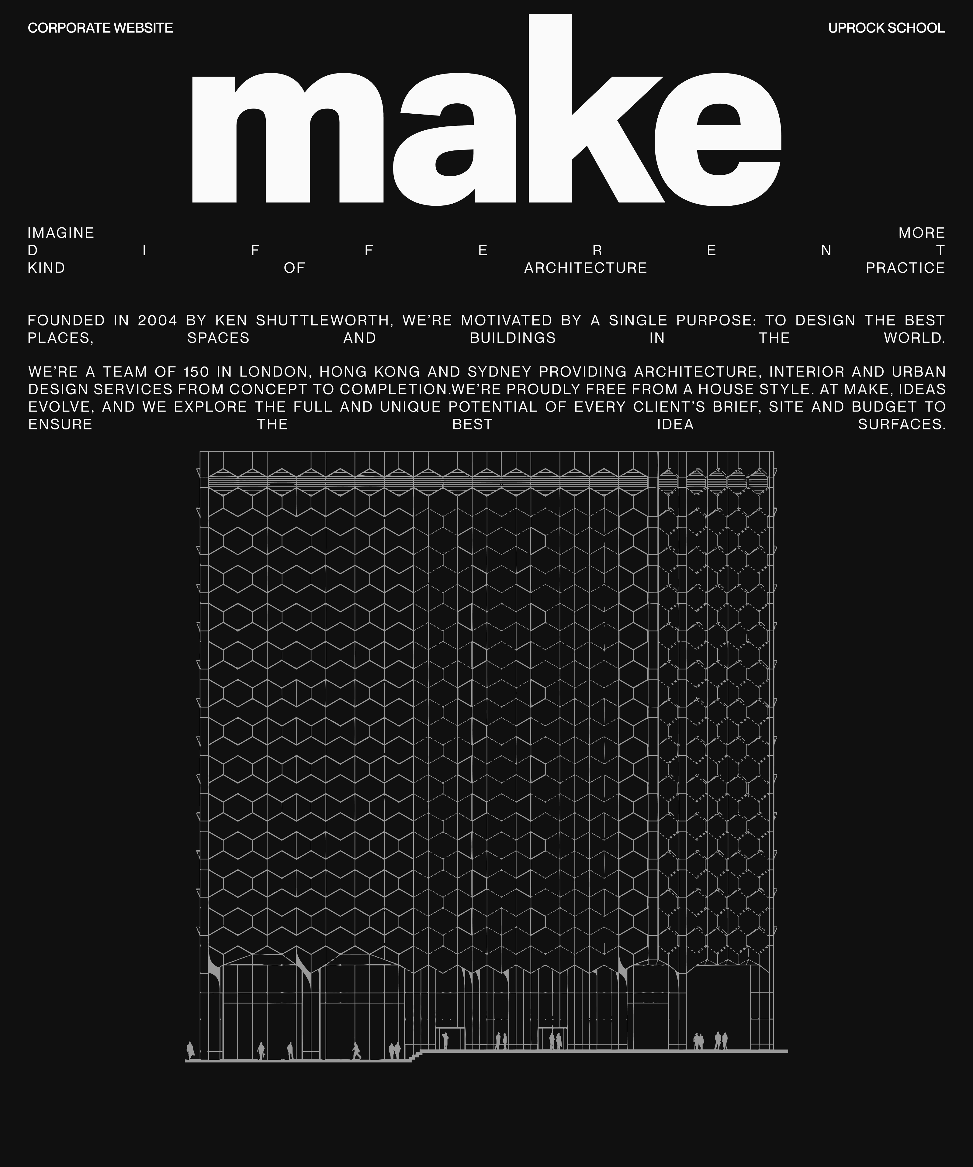 Make Architects. Corporate Website — Изображение №1 — Интерфейсы, Графика на Dprofile