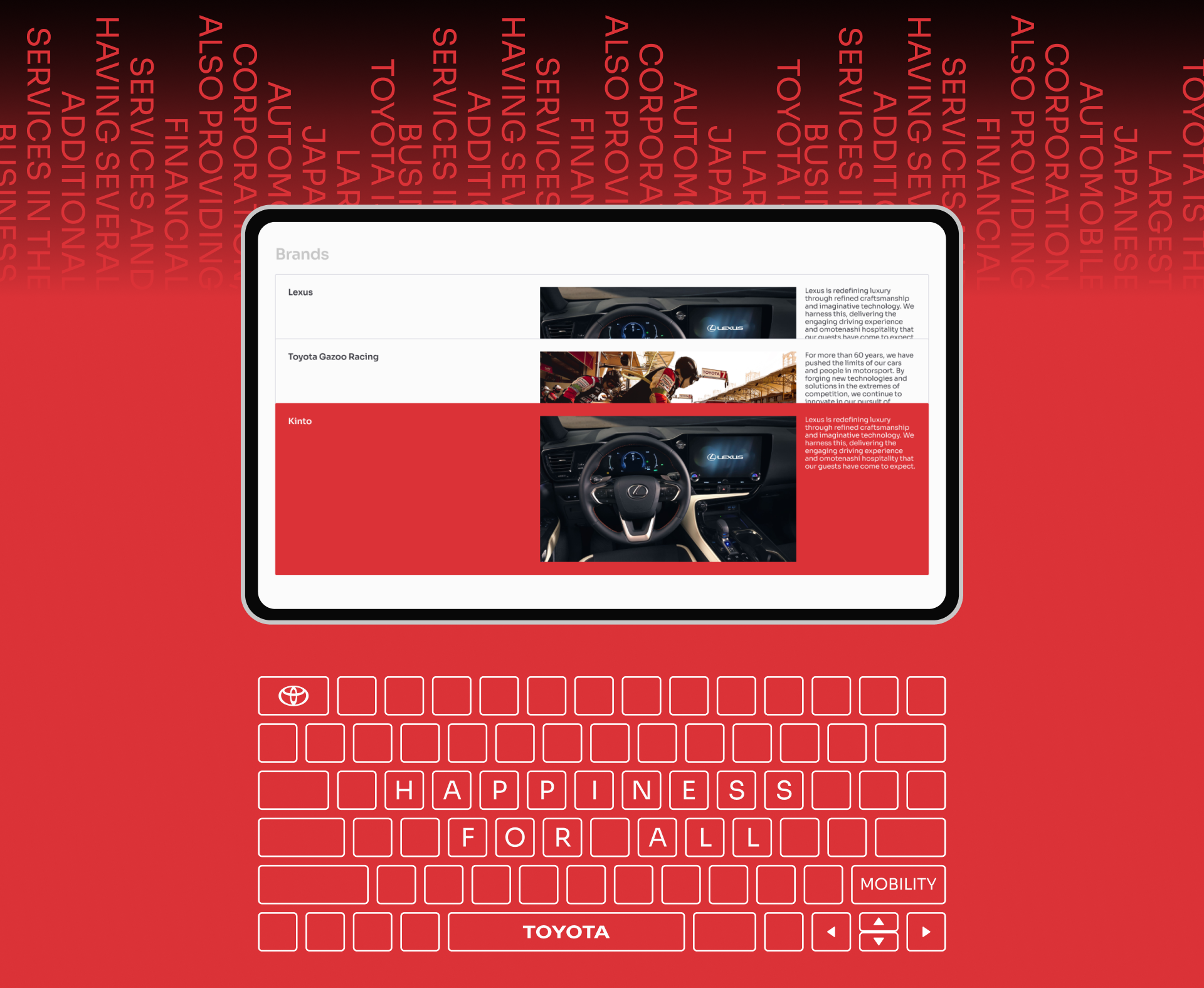 Toyota — Изображение №3 — Интерфейсы на Dprofile