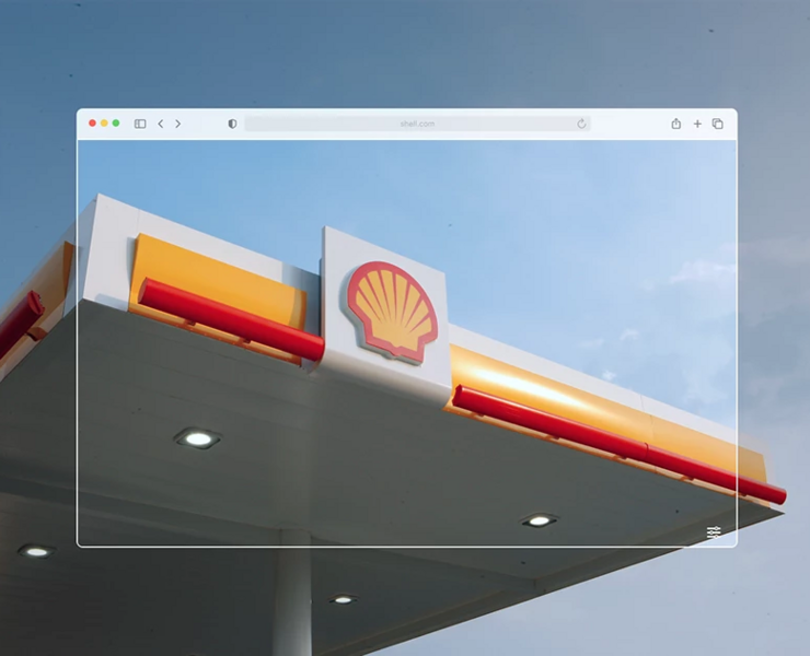 Shell — corporate site — Интерфейсы на Dprofile