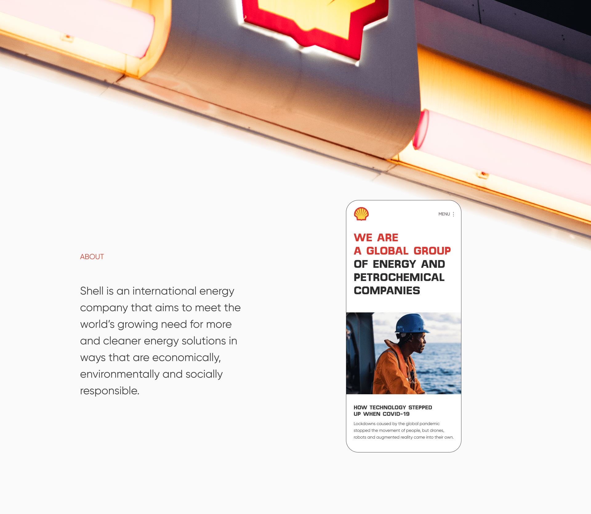 Shell — corporate site — Изображение №2 — Интерфейсы на Dprofile