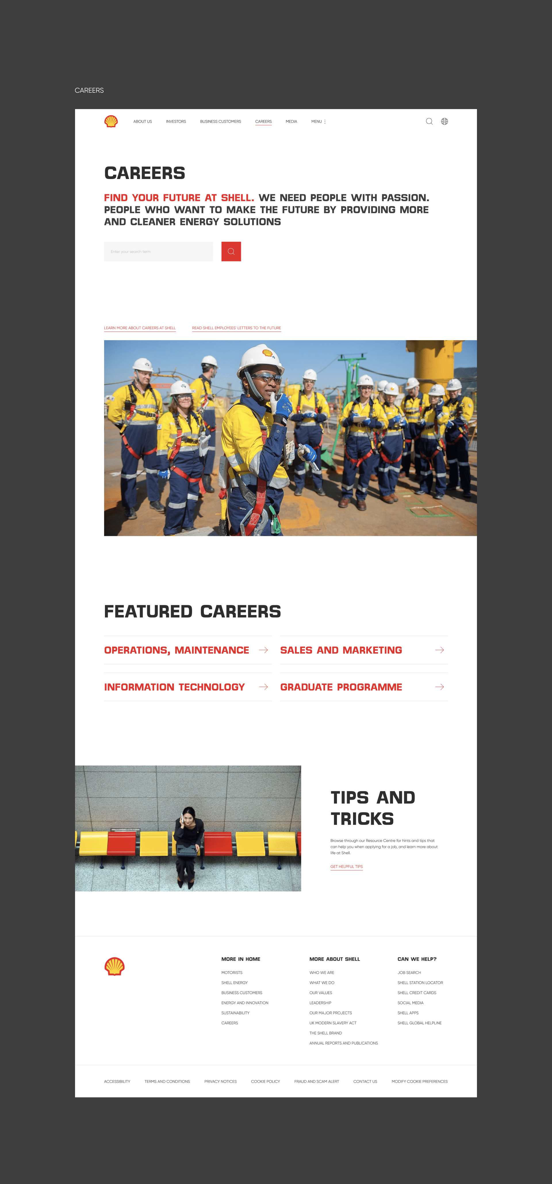 Shell — corporate site — Изображение №7 — Интерфейсы на Dprofile