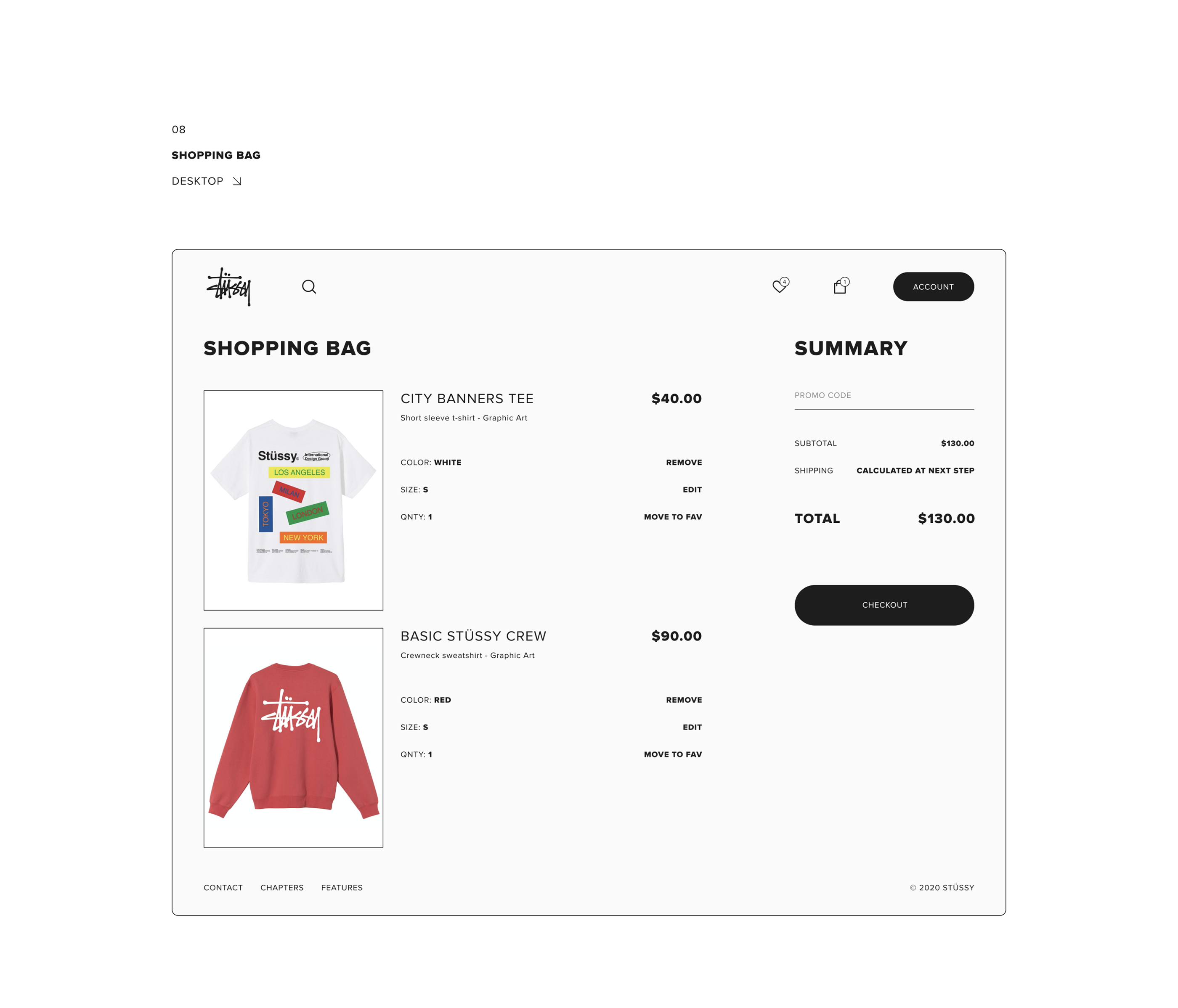Stüssy — e-comerce — Изображение №9 — Интерфейсы на Dprofile