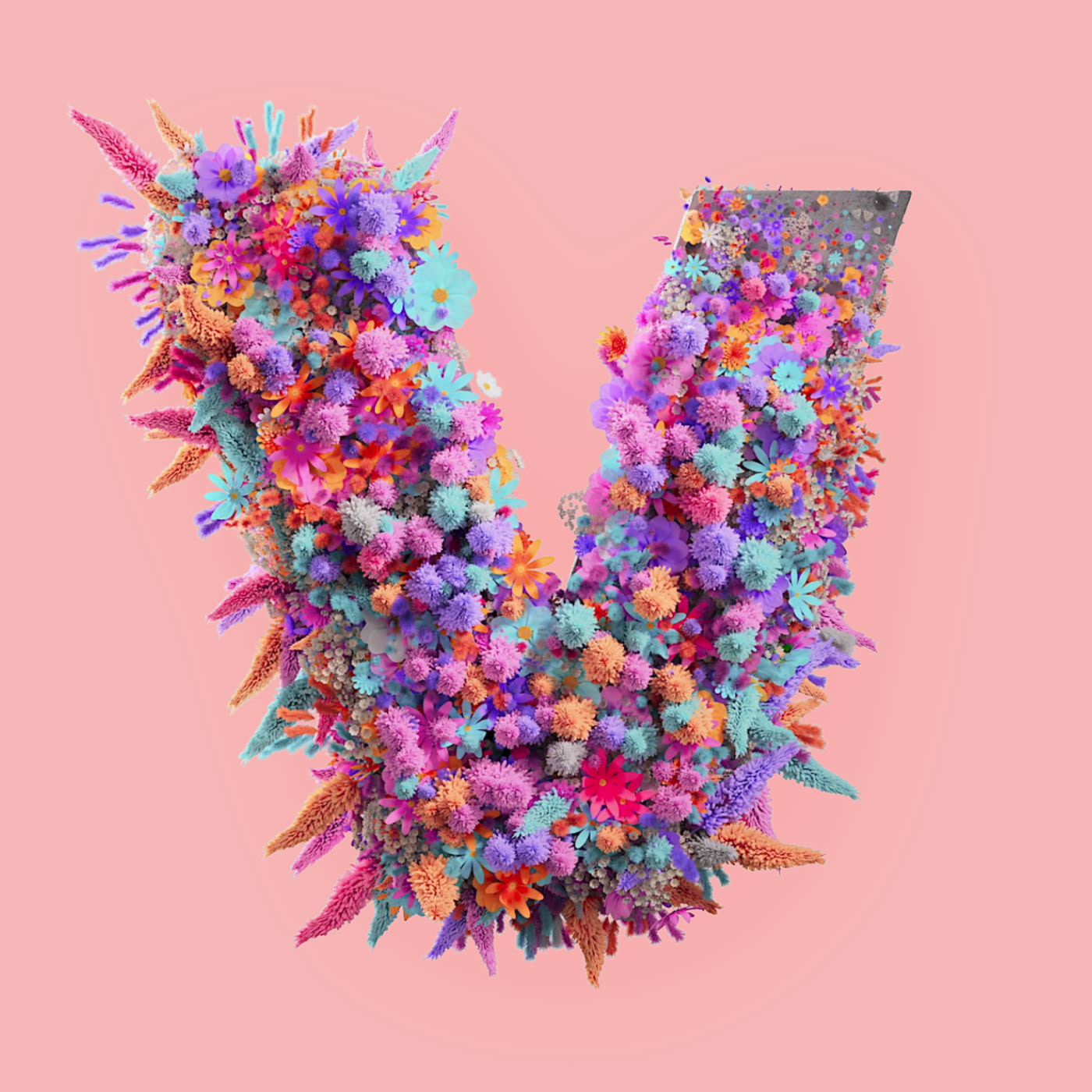Flower 3D Typography Animation — Изображение №21 — 3D, Анимация на Dprofile