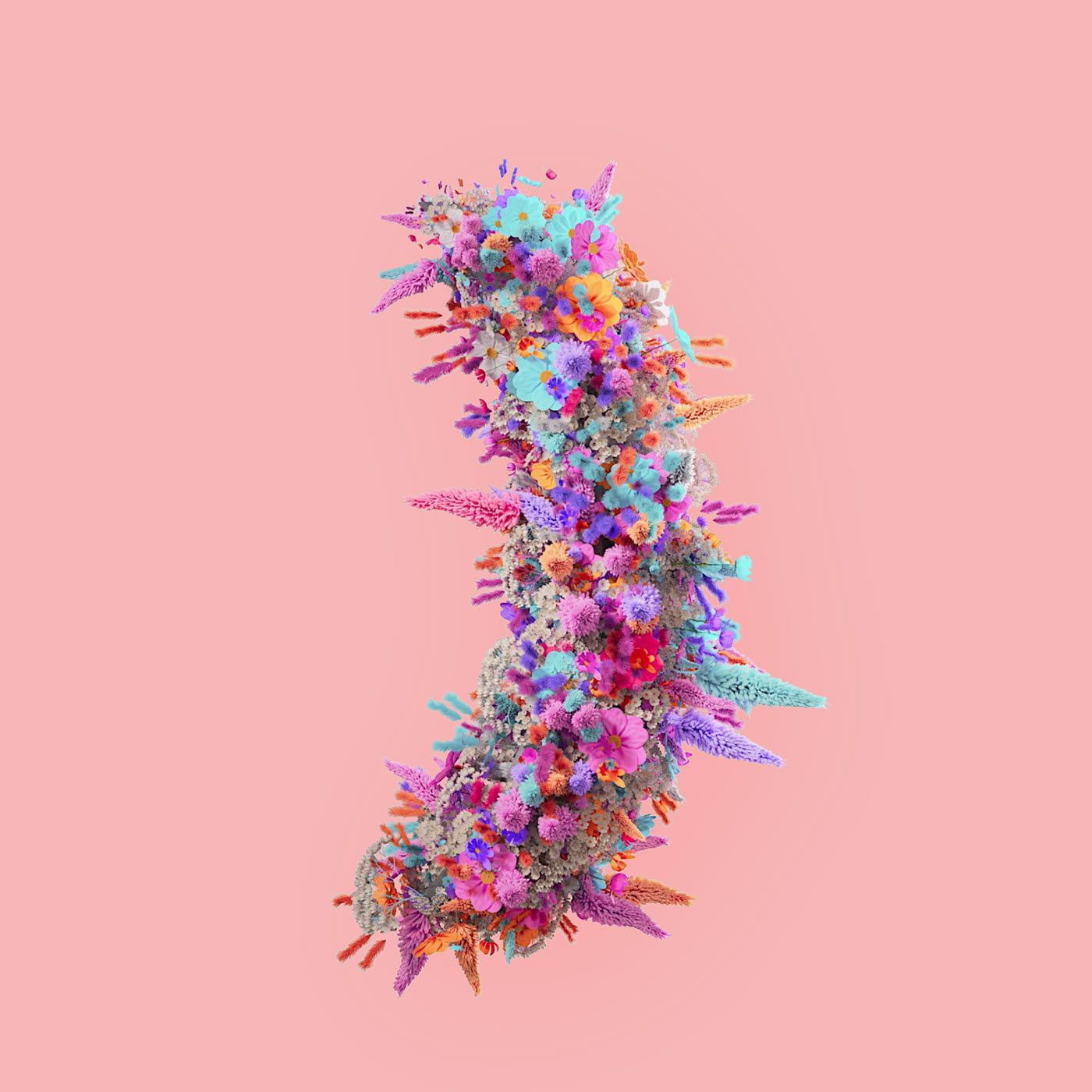 Flower 3D Typography Animation — Изображение №49 — 3D, Анимация на Dprofile
