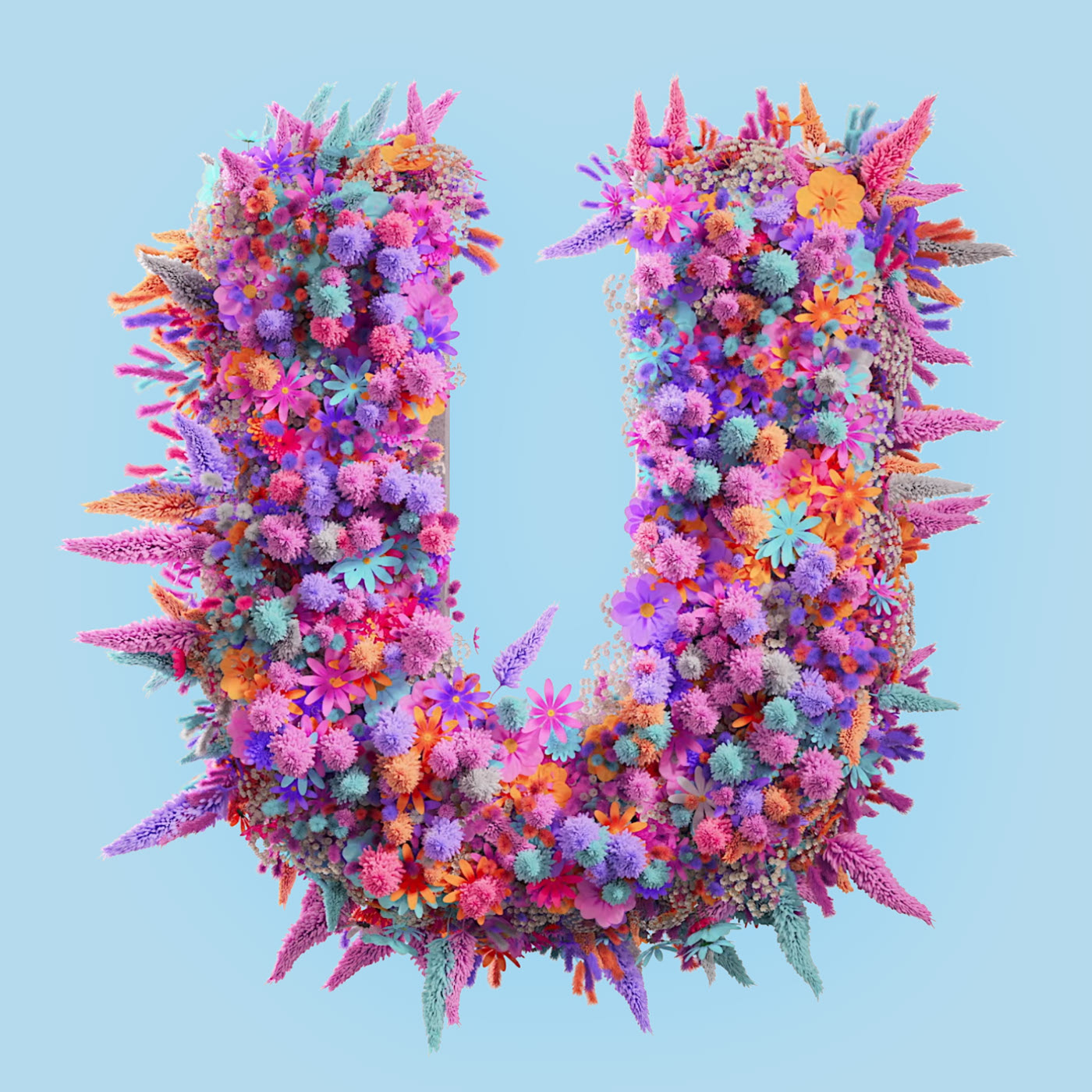 Flower 3D Typography Animation — Изображение №20 — 3D, Анимация на Dprofile