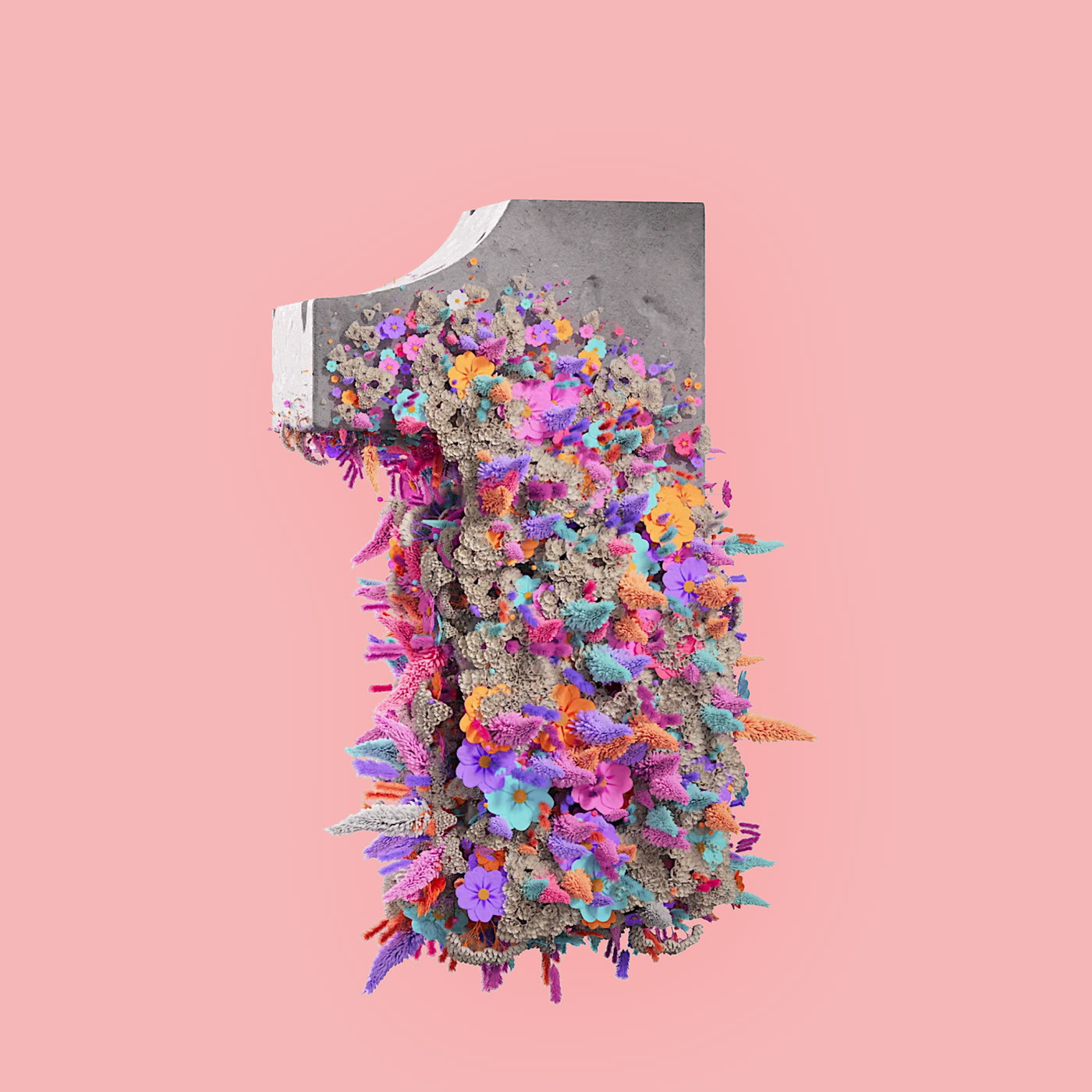 Flower 3D Typography Animation — Изображение №28 — 3D, Анимация на Dprofile