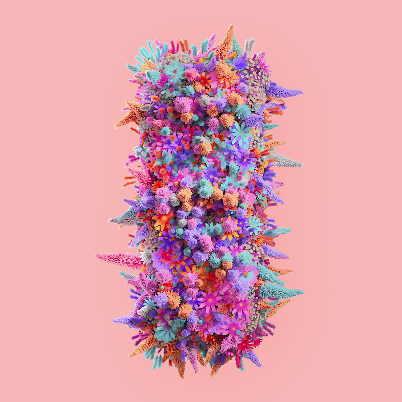 Flower 3D Typography Animation — Изображение №8 — 3D, Анимация на Dprofile