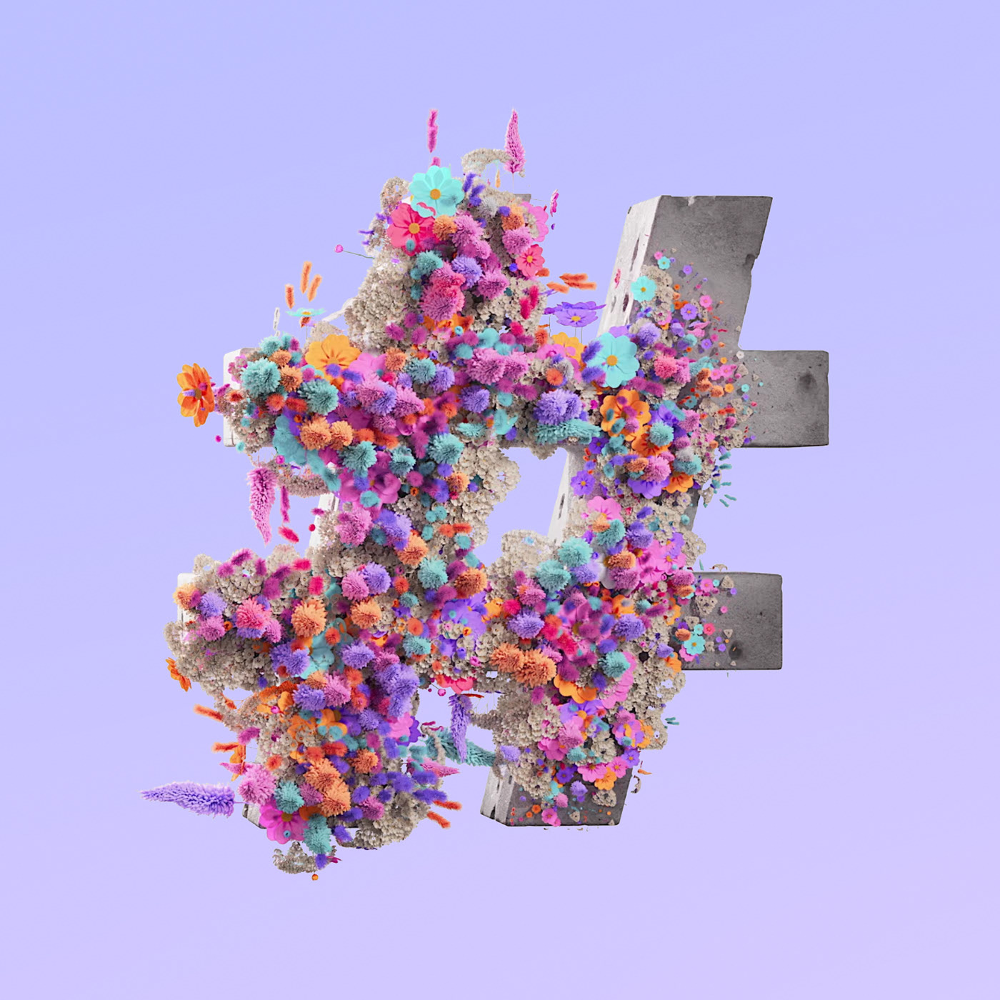Flower 3D Typography Animation — Изображение №41 — 3D, Анимация на Dprofile