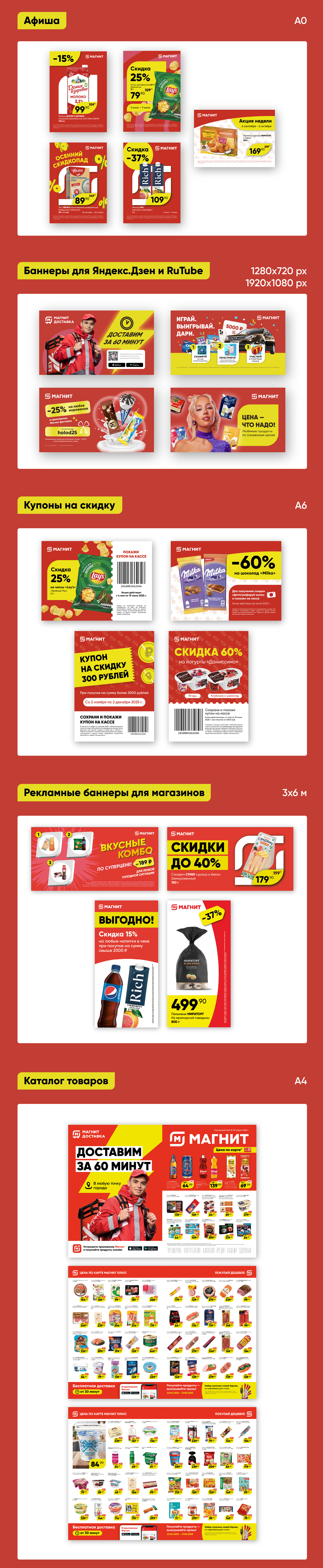 Серия дизайнов для магазина "Магнит" — Изображение №3 — Брендинг на Dprofile