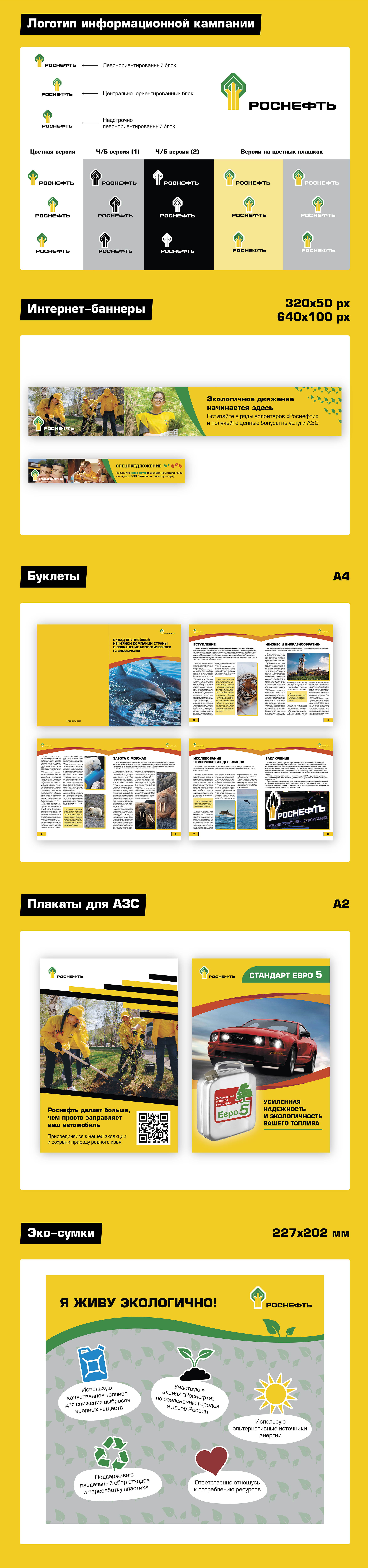 Серия дизайнов для информационной кампании Роснефти — Изображение №3 — Брендинг на Dprofile
