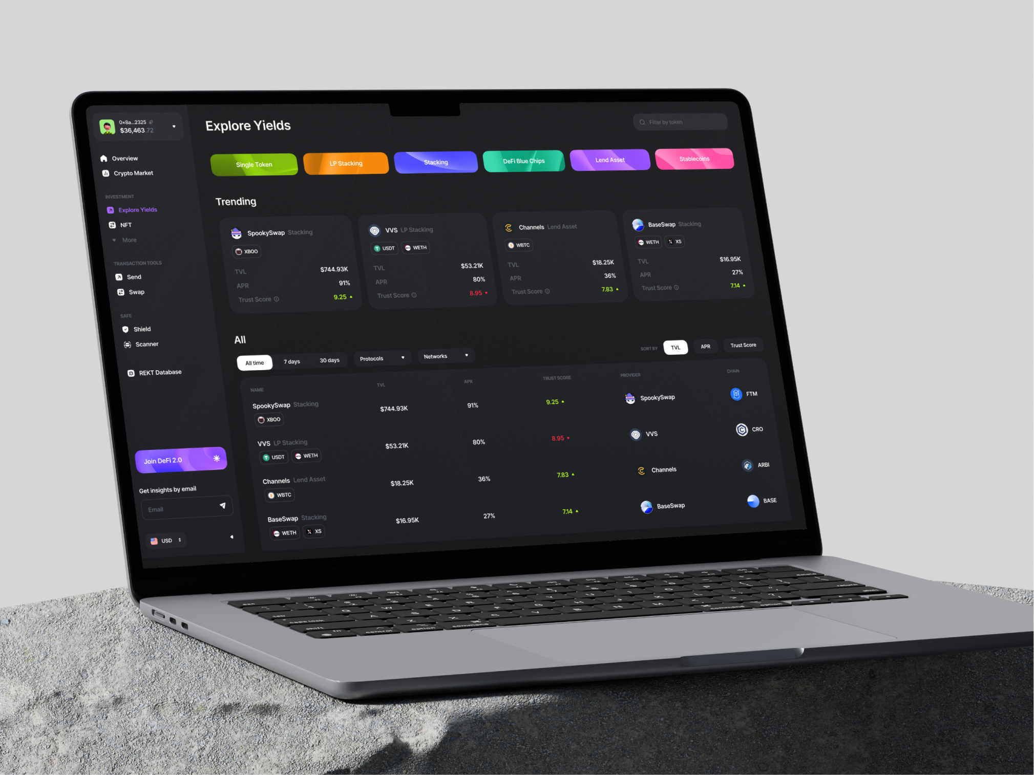 DeFi Platform | Concept — Изображение №1 — Брендинг, Интерфейсы на Dprofile
