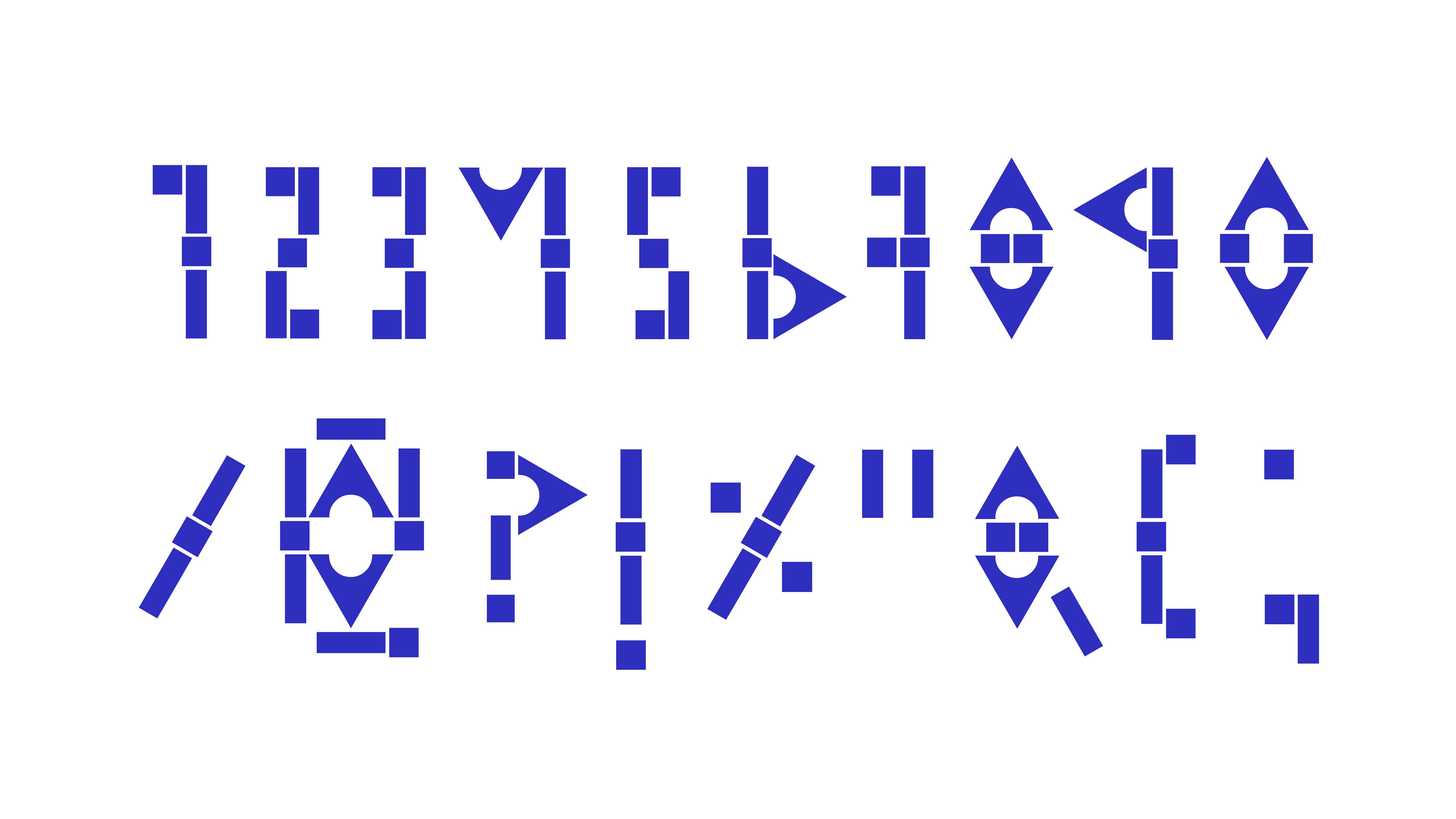 модульный шрифт. конструкция — Изображение №6 — Графика на Dprofile