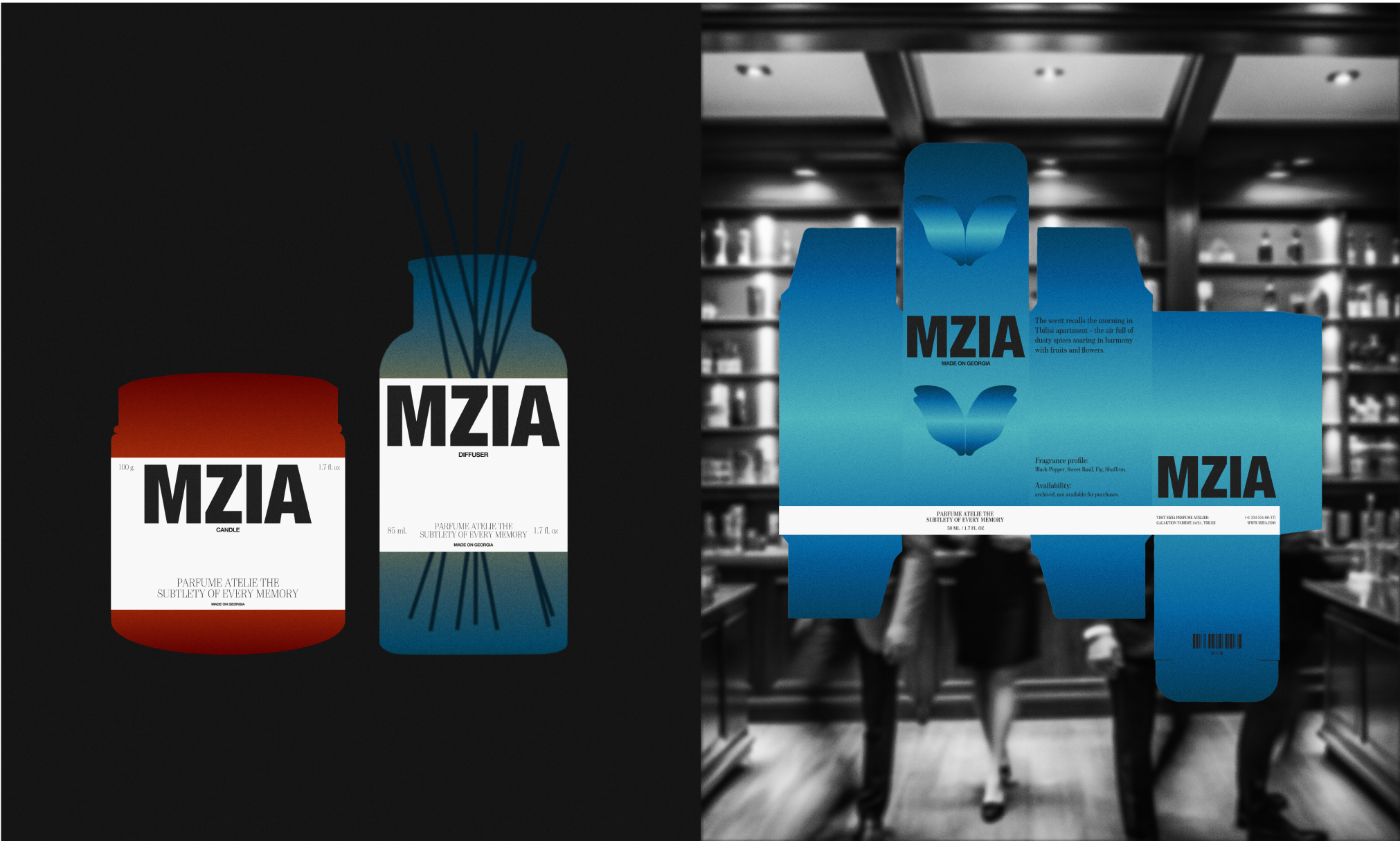 MZIA / Identity for a perfume brand — Изображение №9 — Брендинг на Dprofile