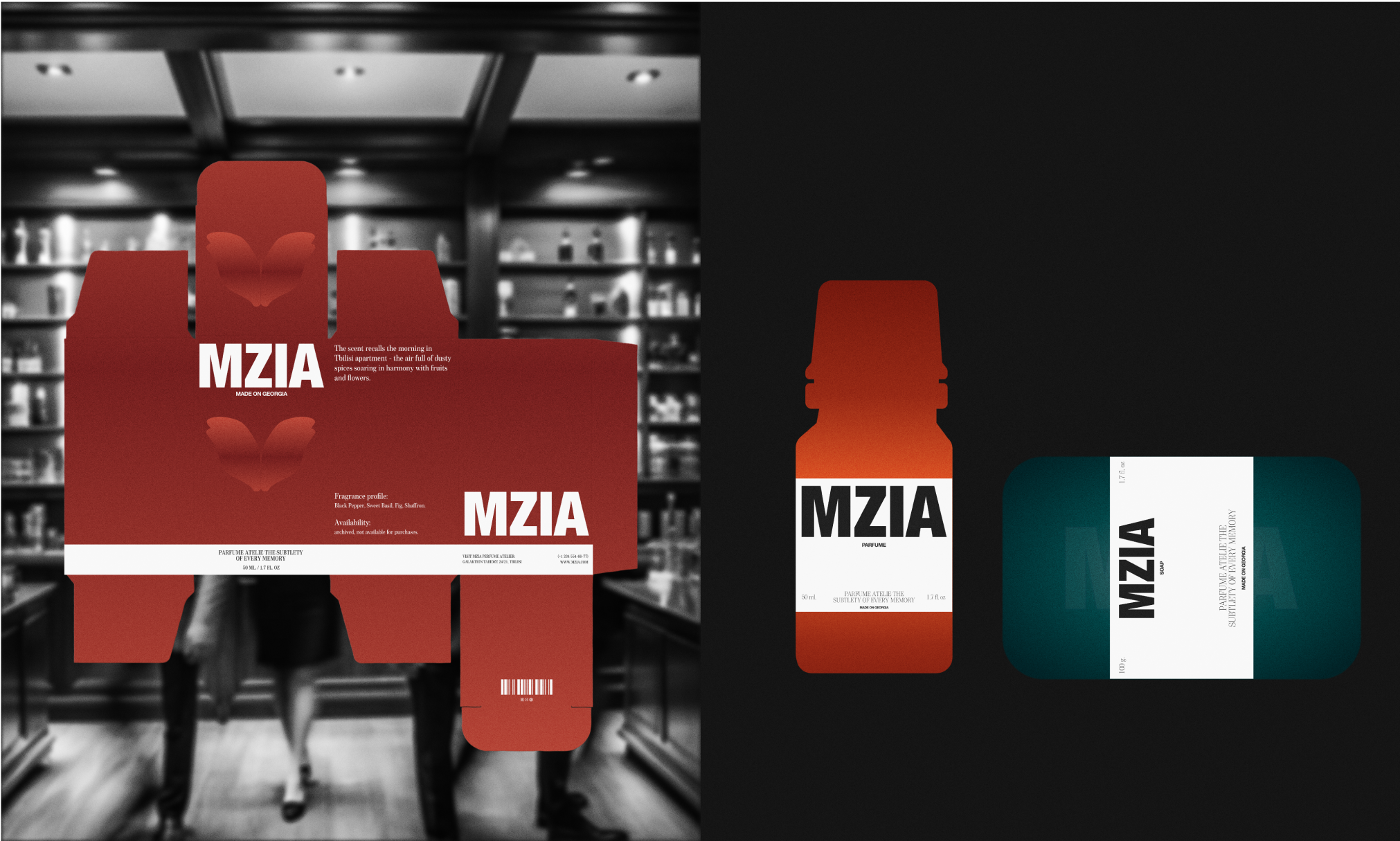 MZIA / Identity for a perfume brand — Изображение №8 — Брендинг на Dprofile