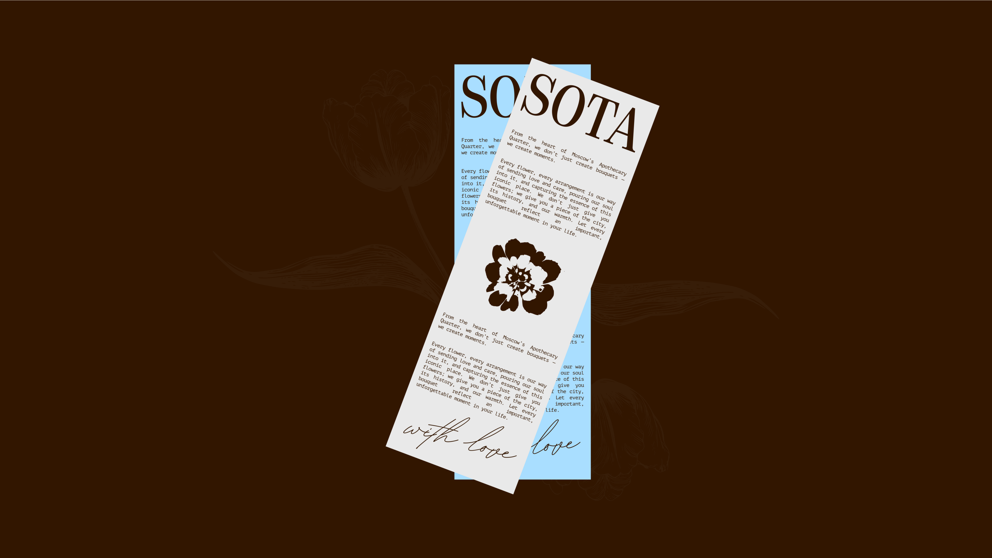 SOTA - айдентика для бренда цветов — Изображение №10 — Брендинг на Dprofile