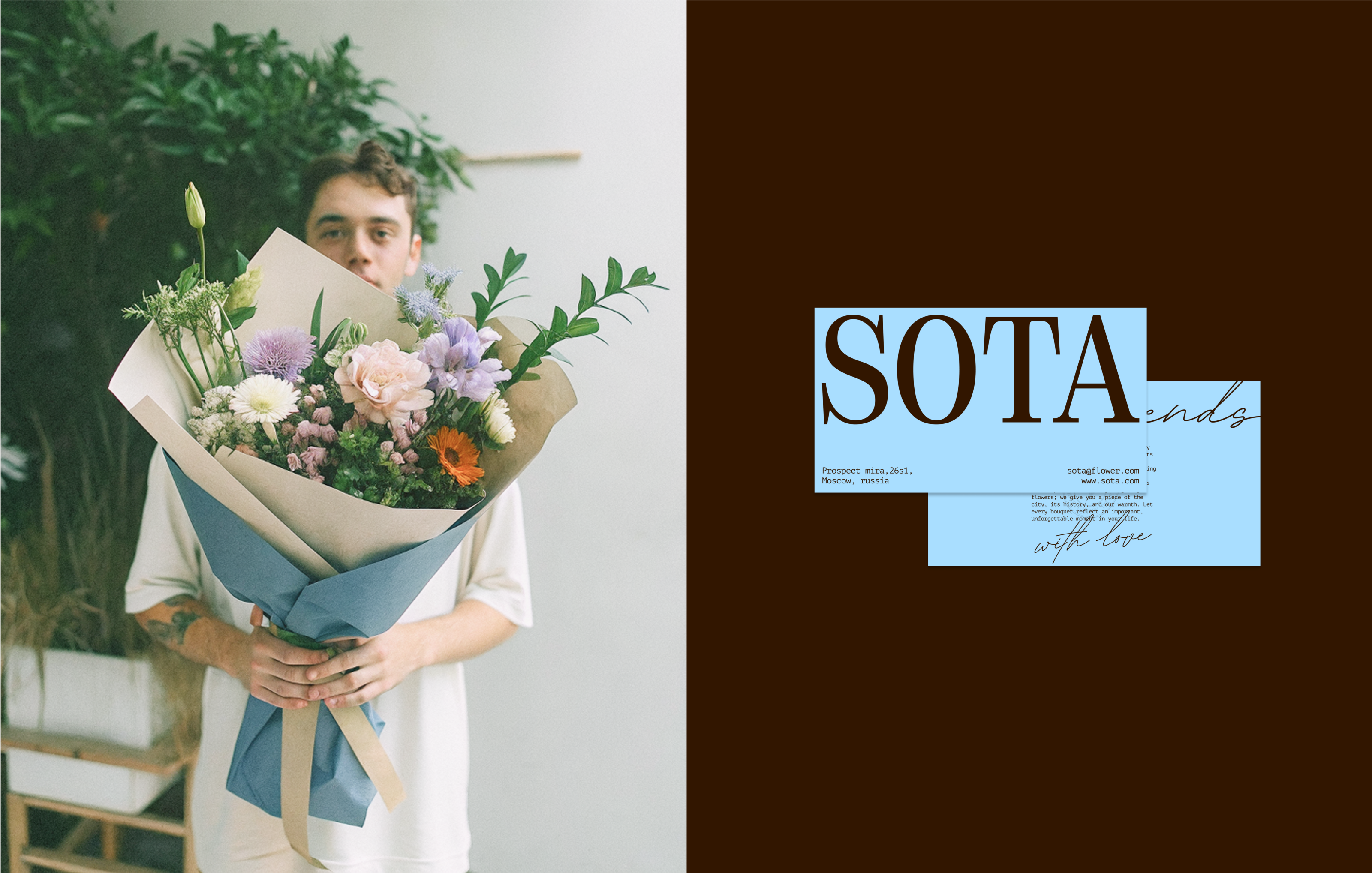 SOTA - айдентика для бренда цветов — Изображение №8 — Брендинг на Dprofile