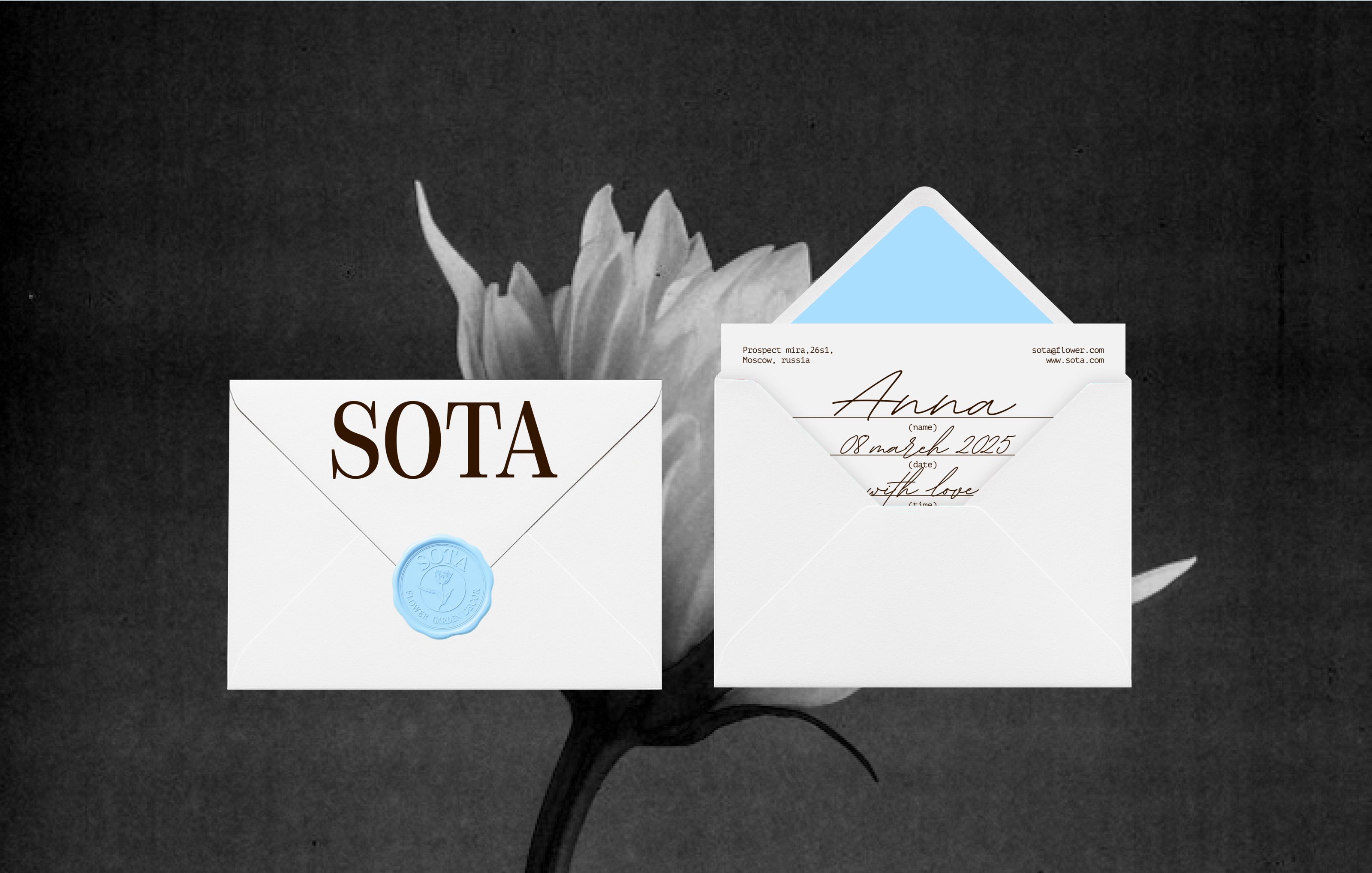 SOTA - айдентика для бренда цветов — Изображение №4 — Брендинг на Dprofile