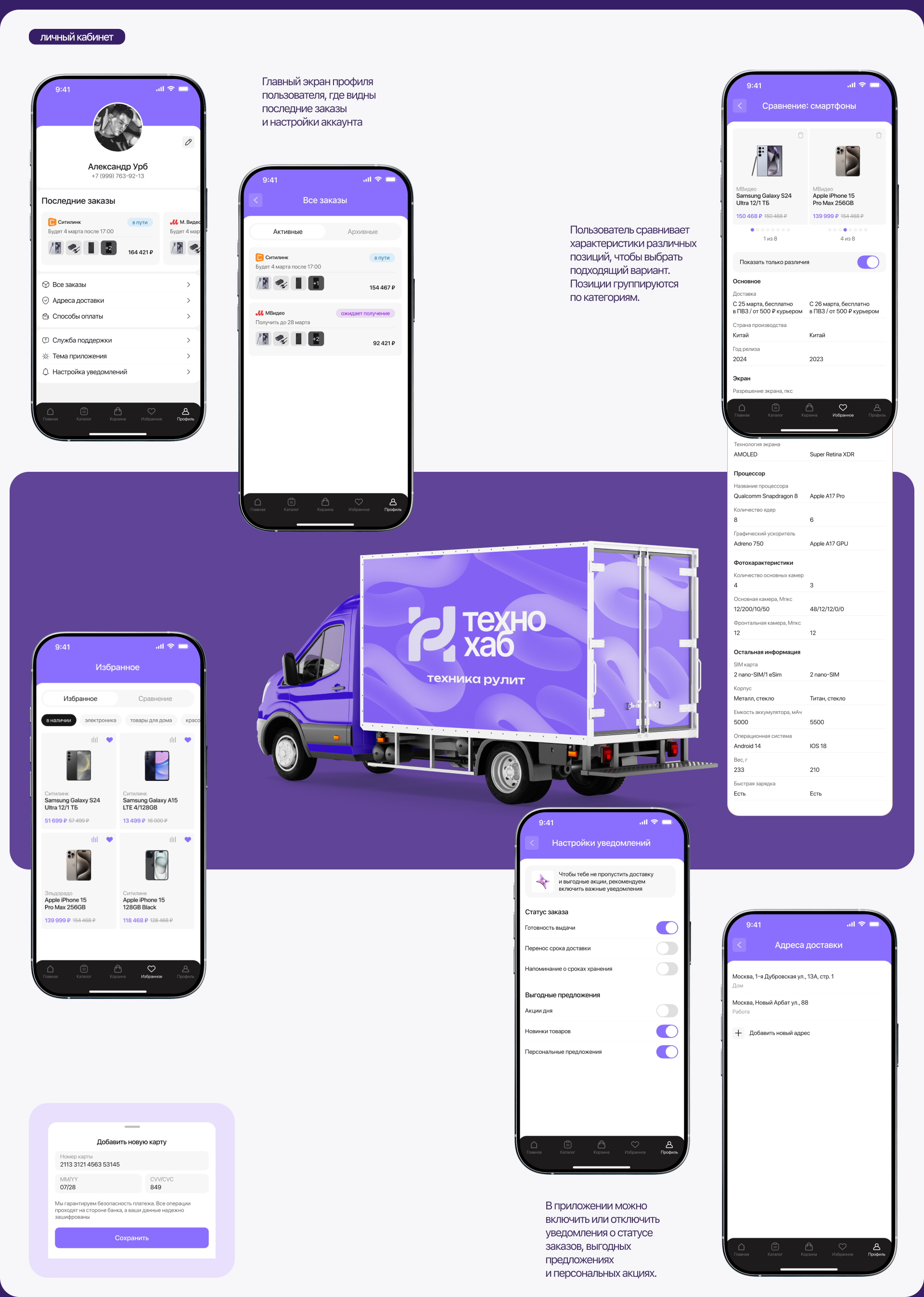 Mobile App «Технохаб» UX | UI — Изображение №16 — Интерфейсы на Dprofile