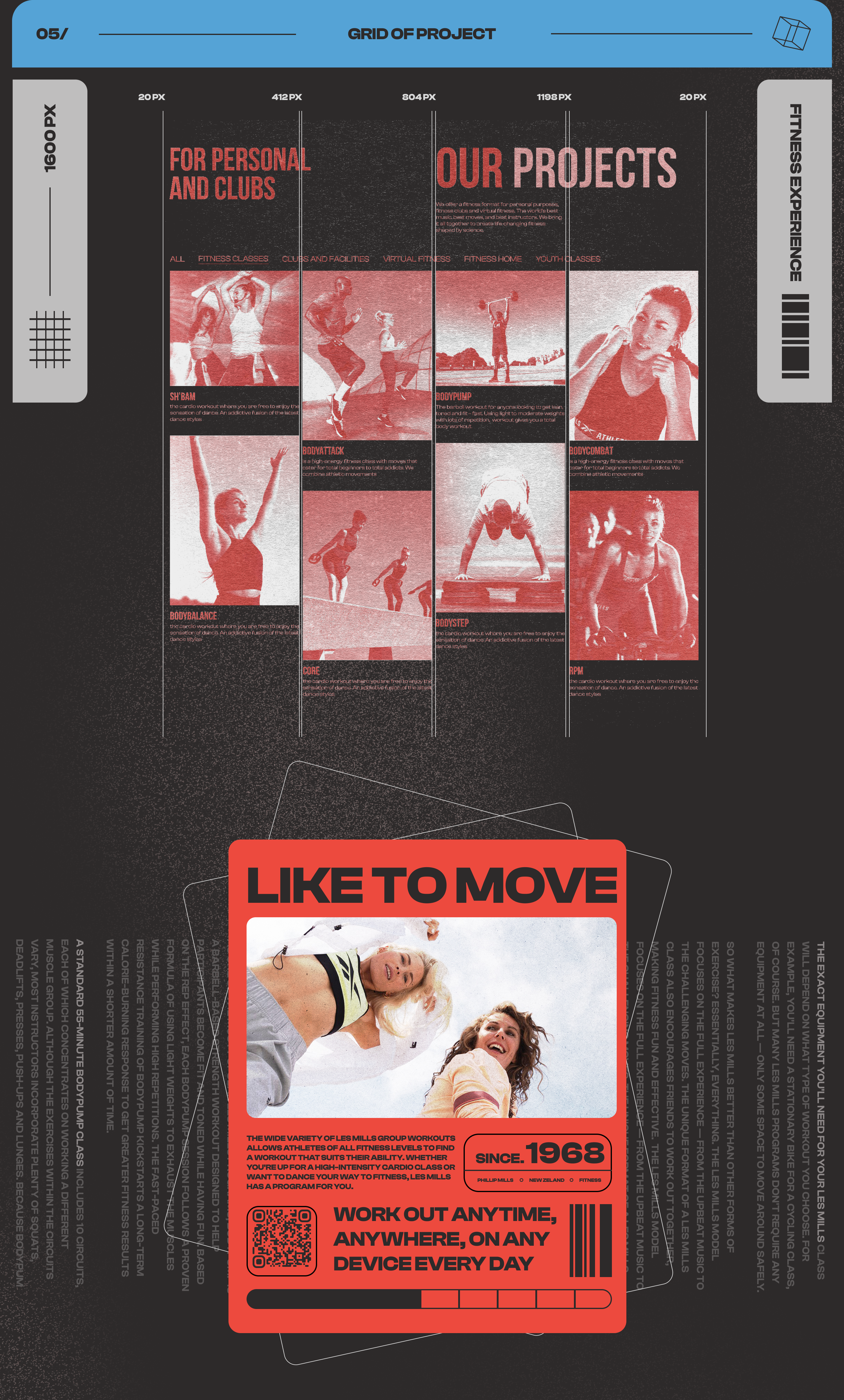 LES MILLS Fitness / Redisign of corporate site — Изображение №5 — Интерфейсы, Анимация на Dprofile