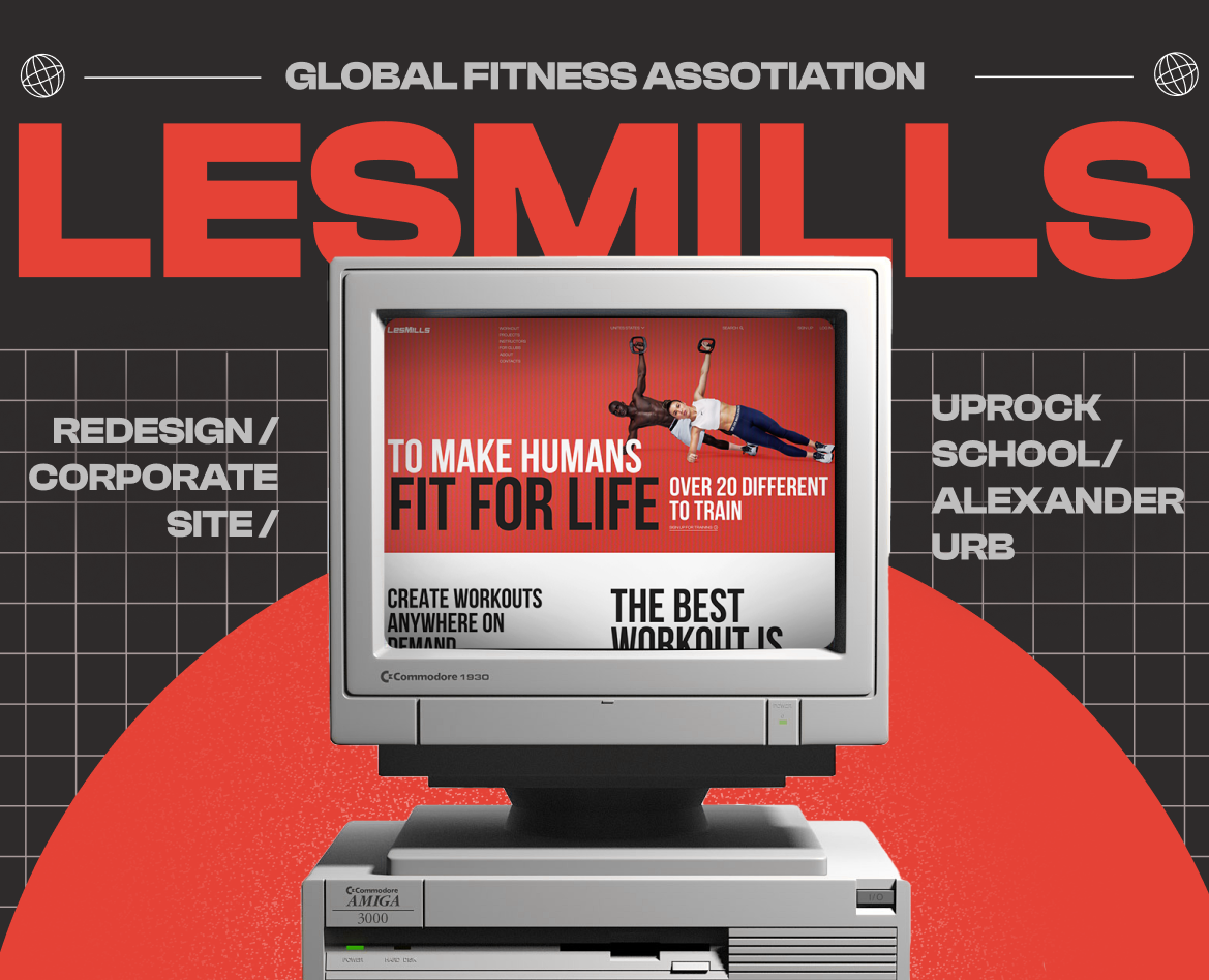 LES MILLS Fitness / Redisign of corporate site на Dprofile