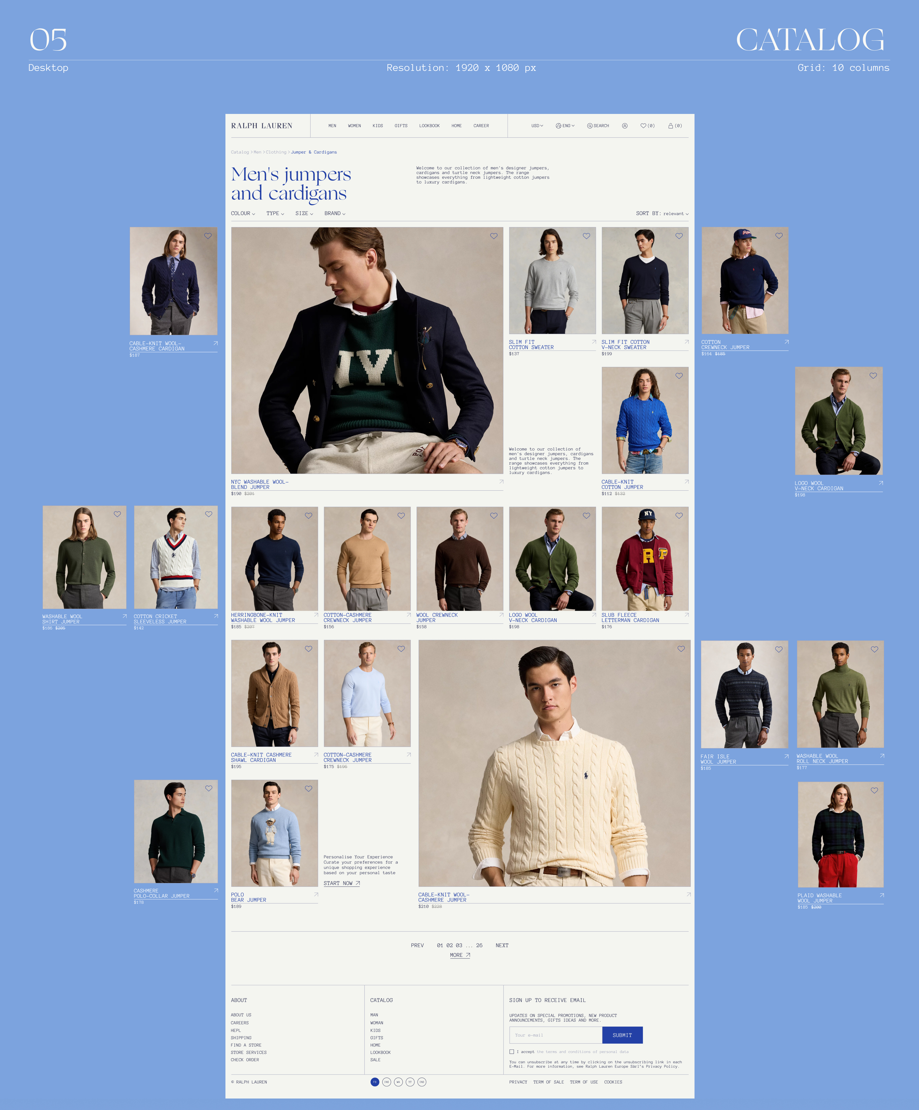 Ralph Lauren | E-commerce | UX UI — Изображение №9 — Интерфейсы, Анимация на Dprofile