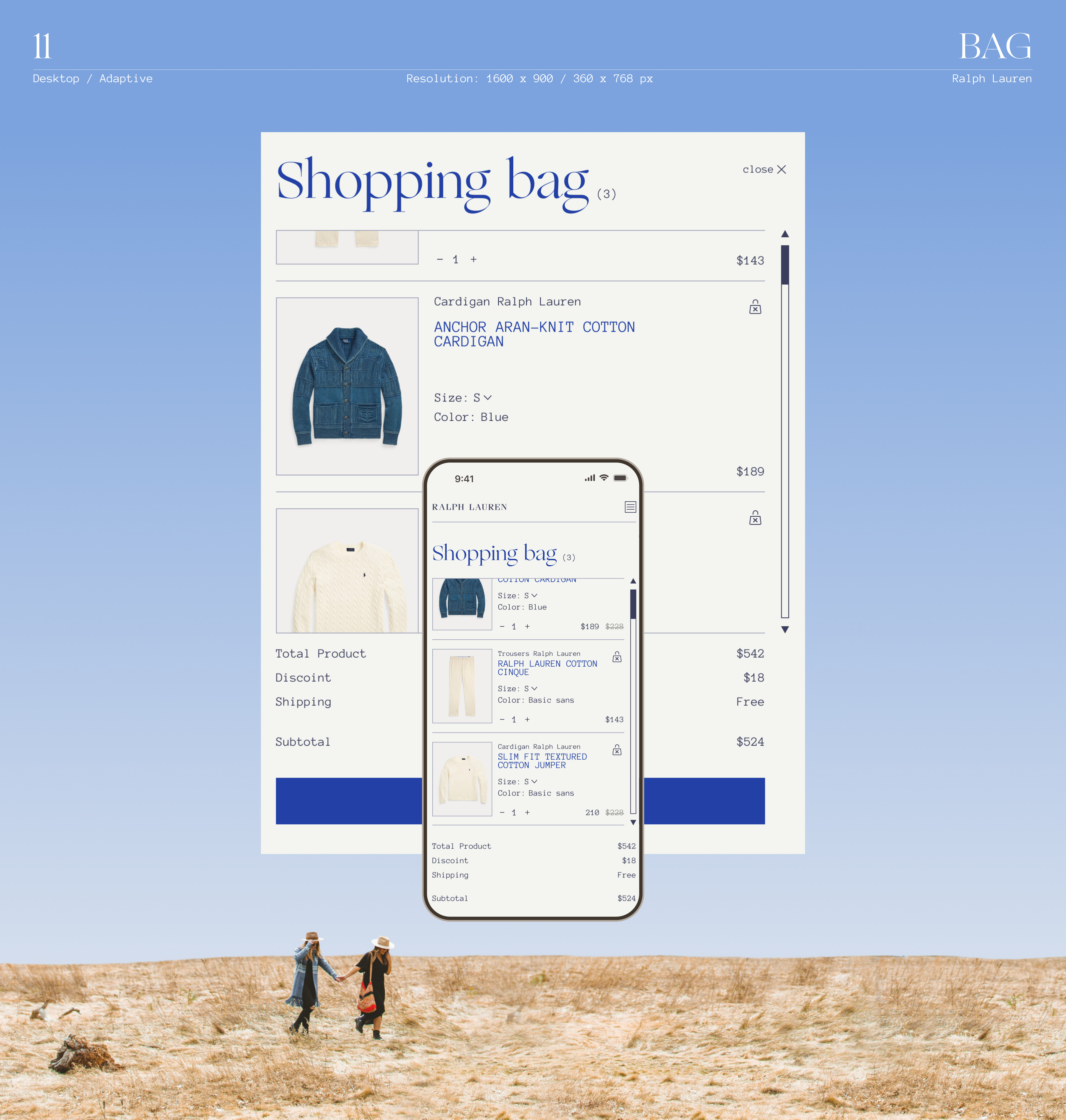 Ralph Lauren | E-commerce | UX UI — Изображение №15 — Интерфейсы, Анимация на Dprofile