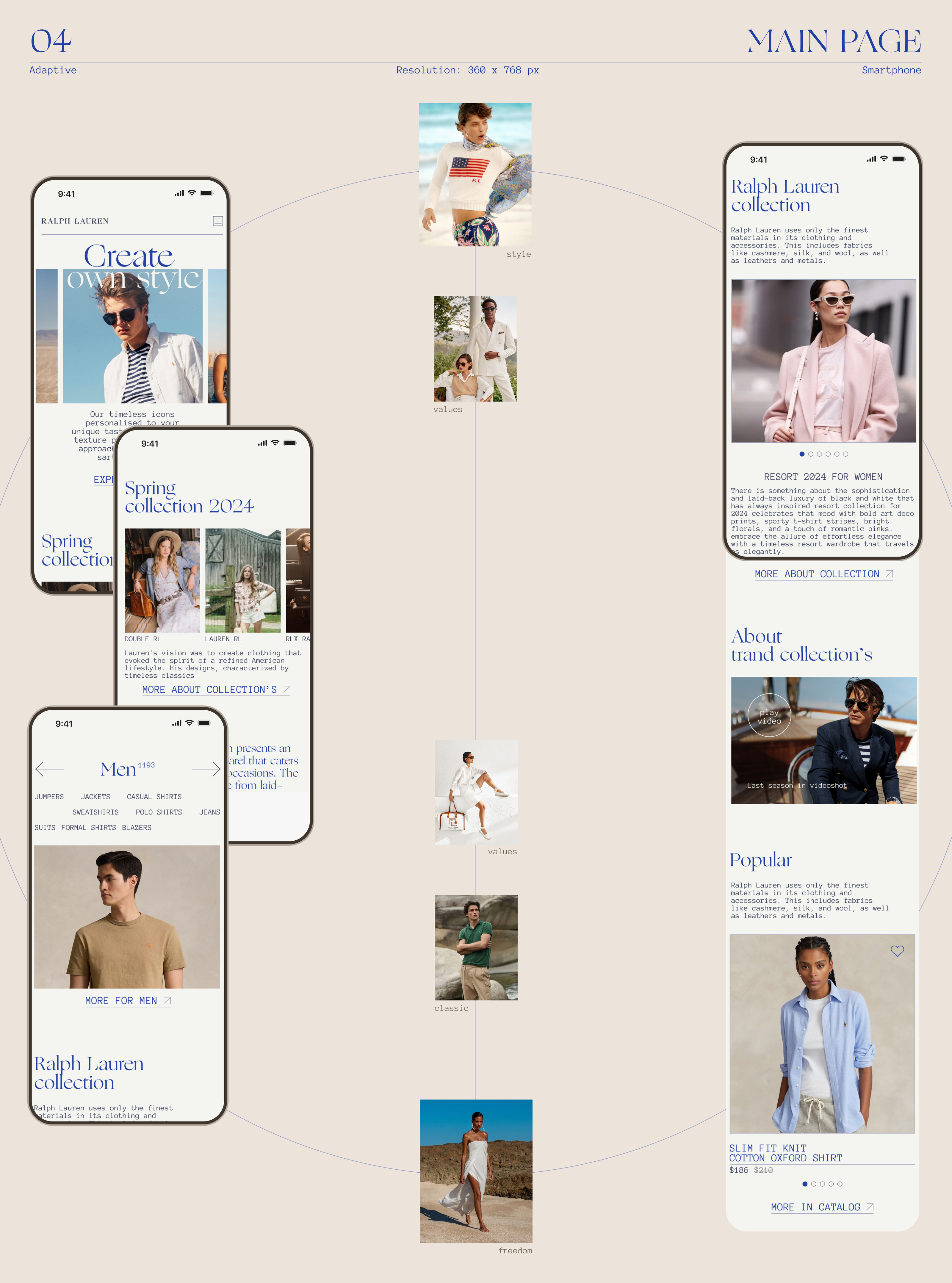 Ralph Lauren | E-commerce | UX UI — Изображение №7 — Интерфейсы, Анимация на Dprofile