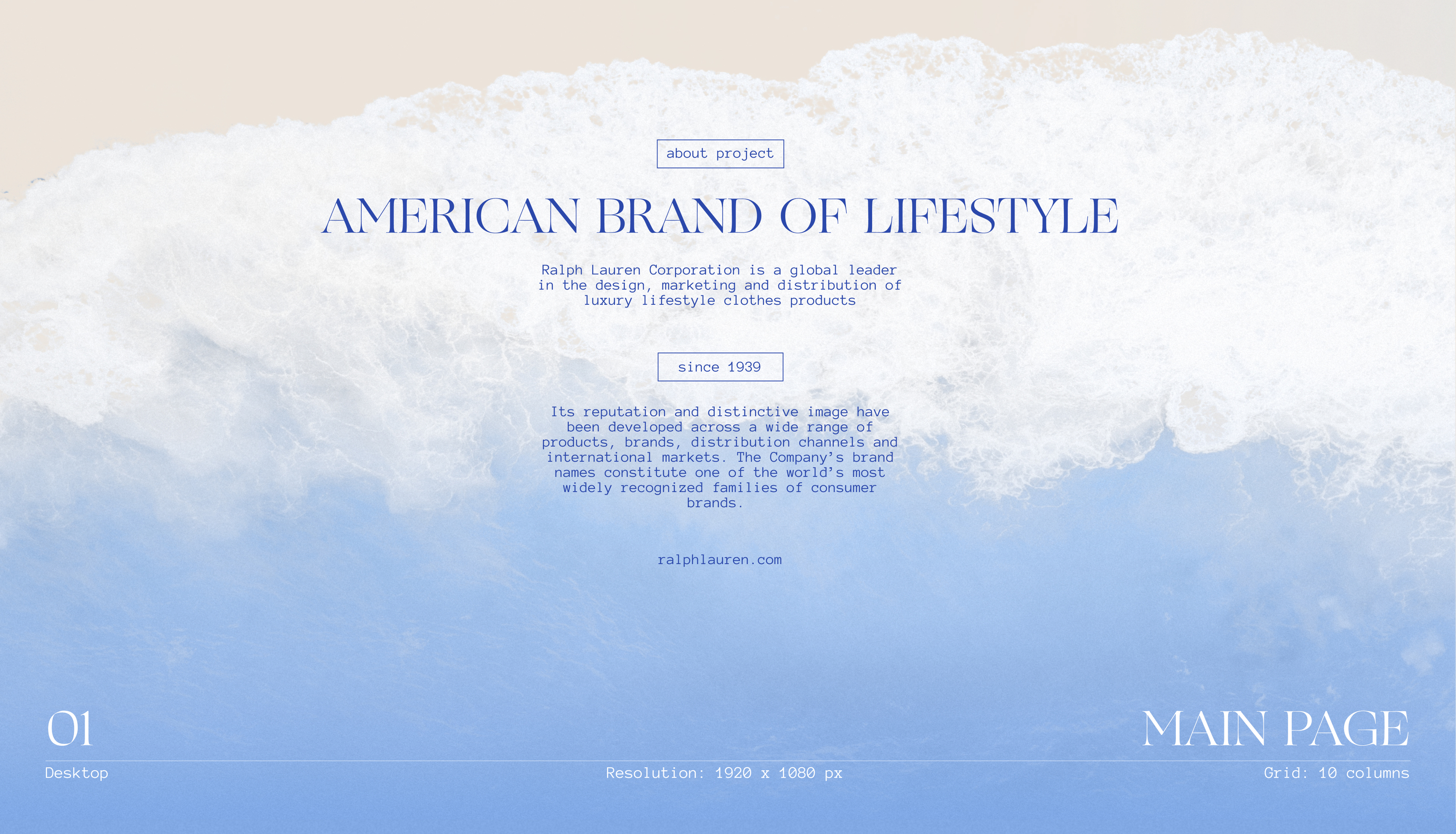 Ralph Lauren | E-commerce | UX UI — Изображение №2 — Интерфейсы, Анимация на Dprofile