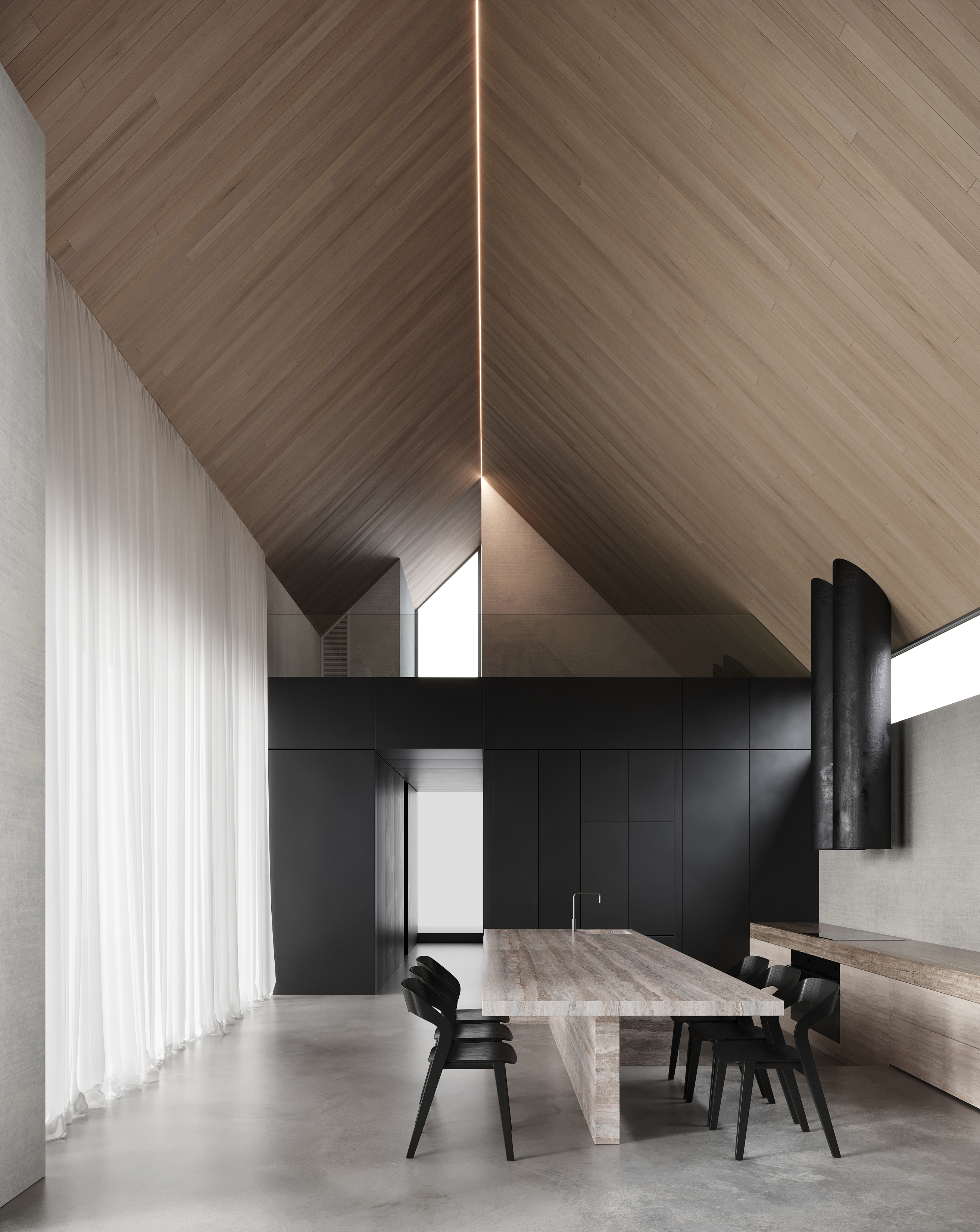 3Д Визуализация гостиной Adam Kane Architects — Изображение №1 — Графика, 3D на Dprofile