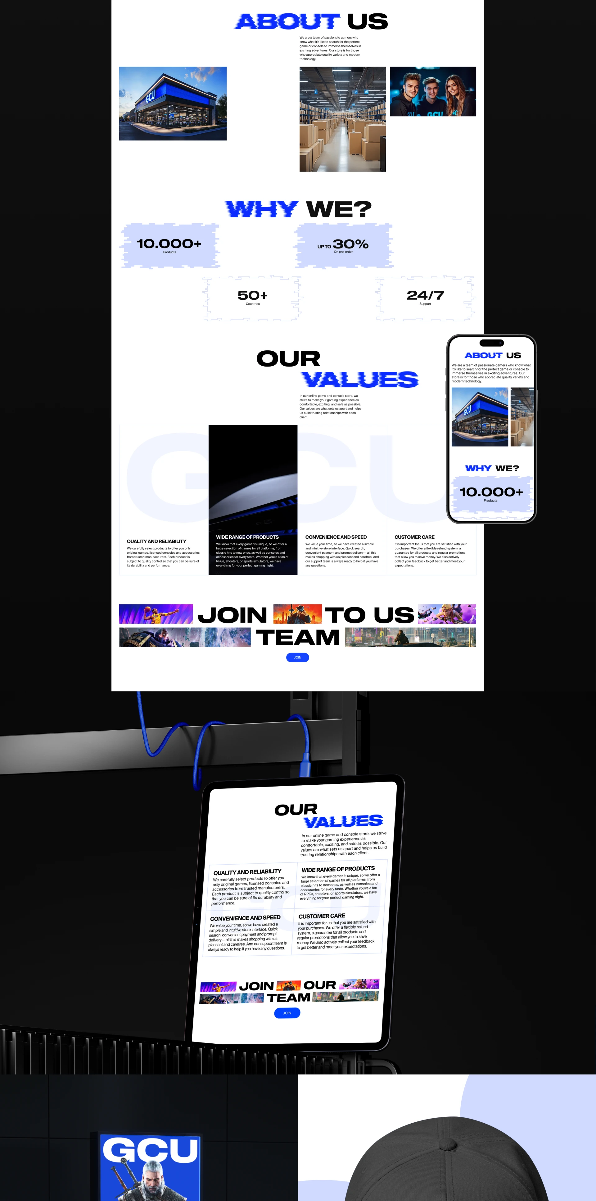 GCU | Corporate website — Изображение №7 — Интерфейсы на Dprofile