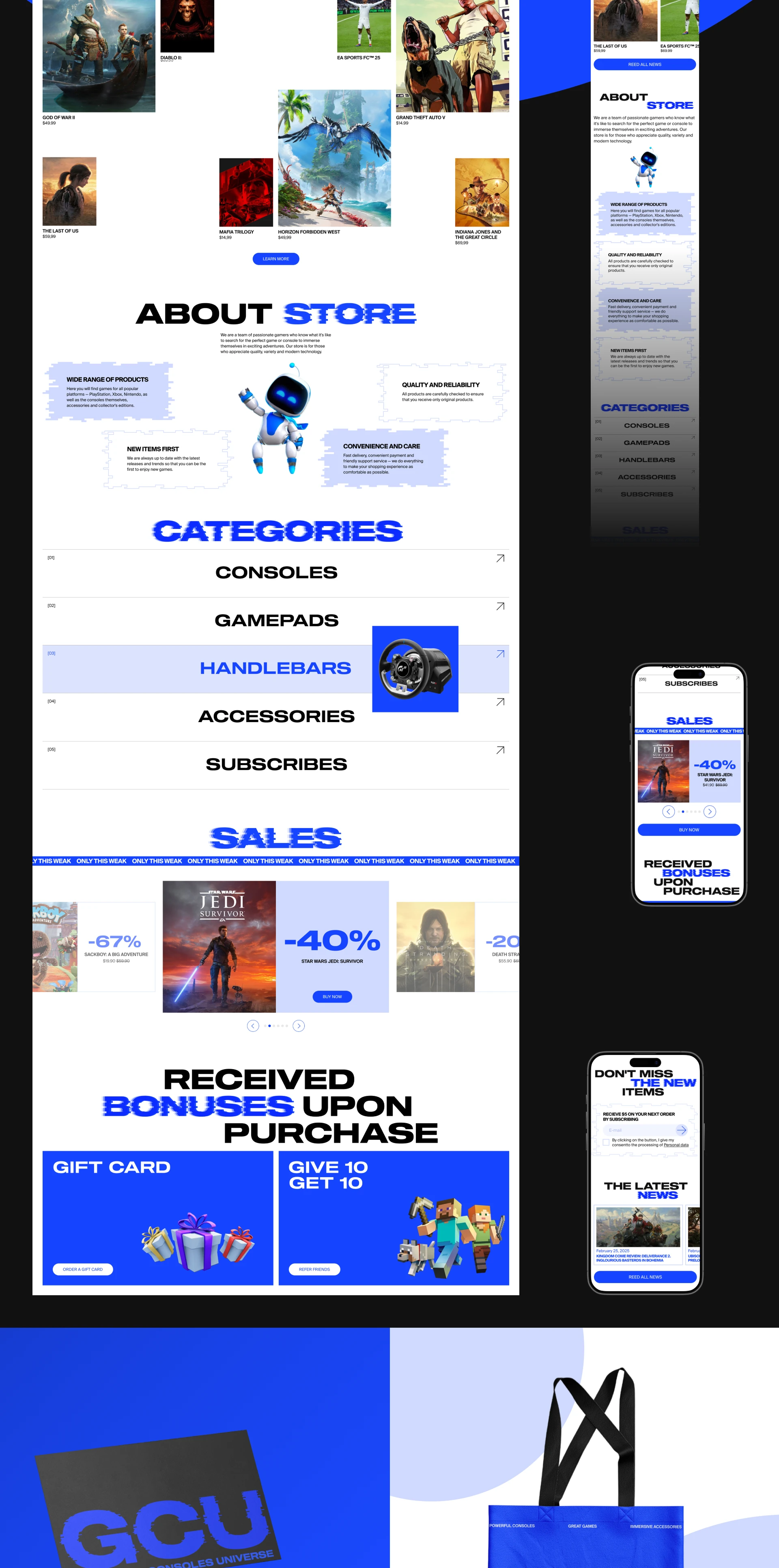 GCU | Corporate website — Изображение №3 — Интерфейсы на Dprofile