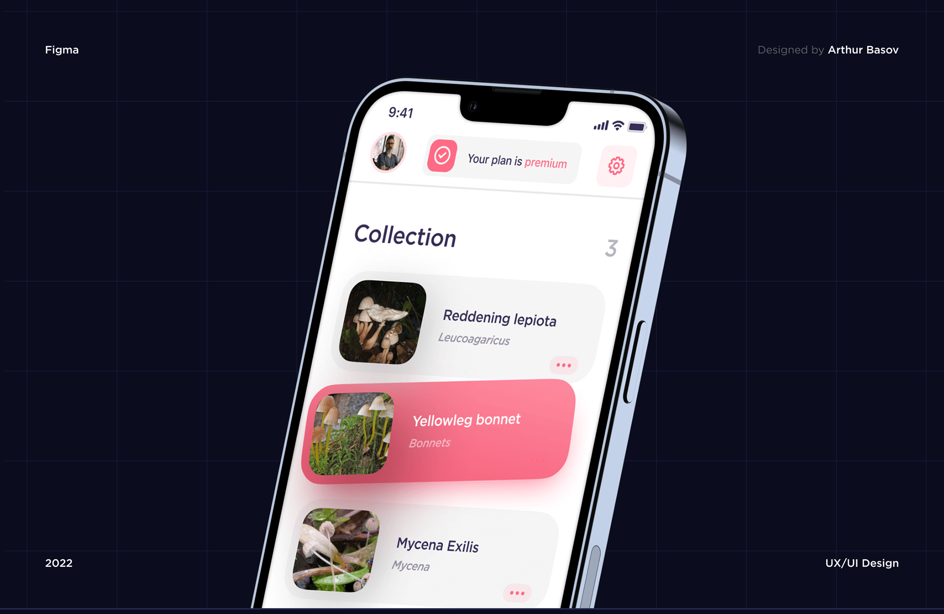 fungusID® / ml mushroom identifier — Изображение №1 — Интерфейсы на Dprofile