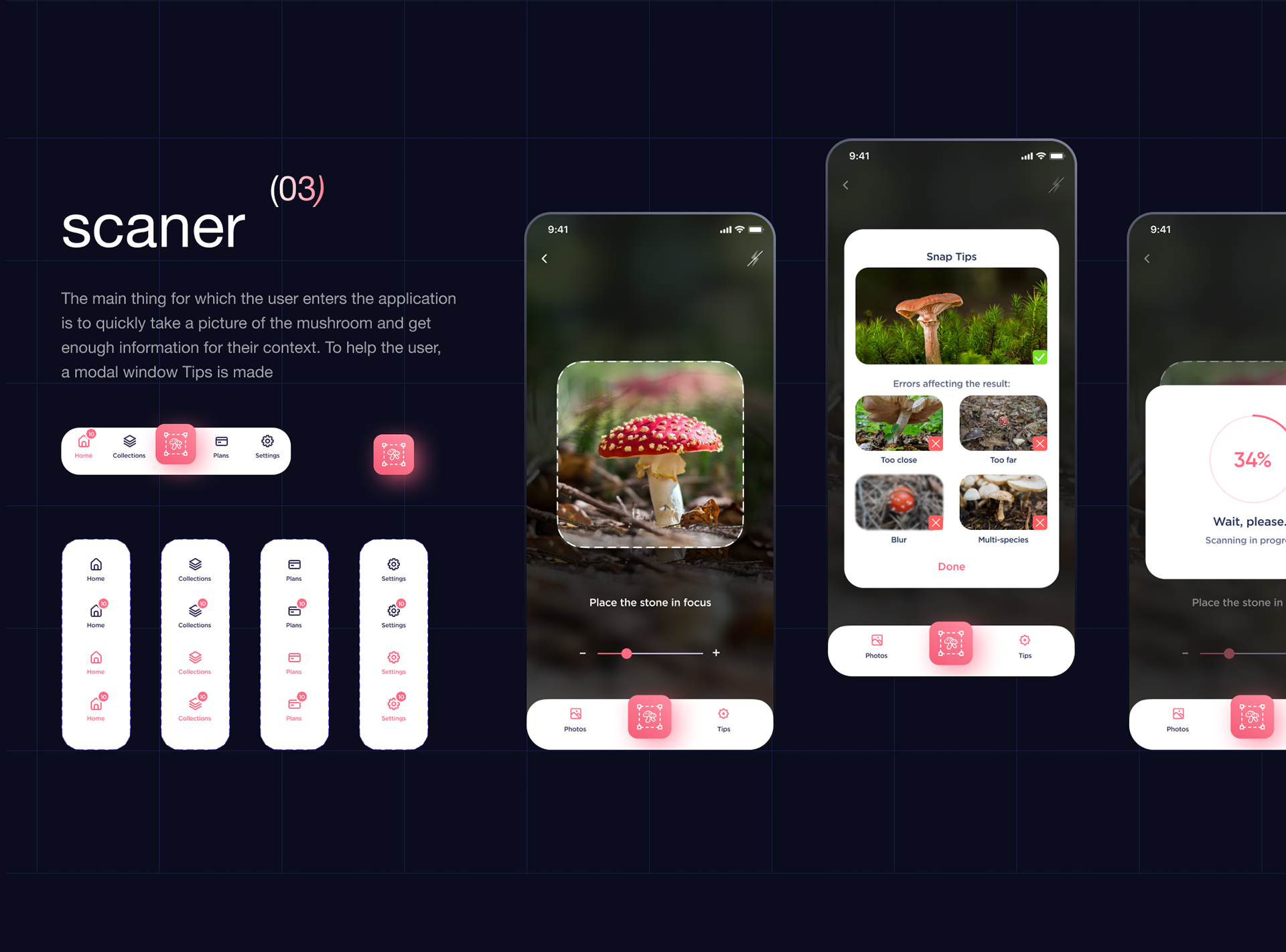 fungusID® / ml mushroom identifier — Изображение №6 — Интерфейсы на Dprofile