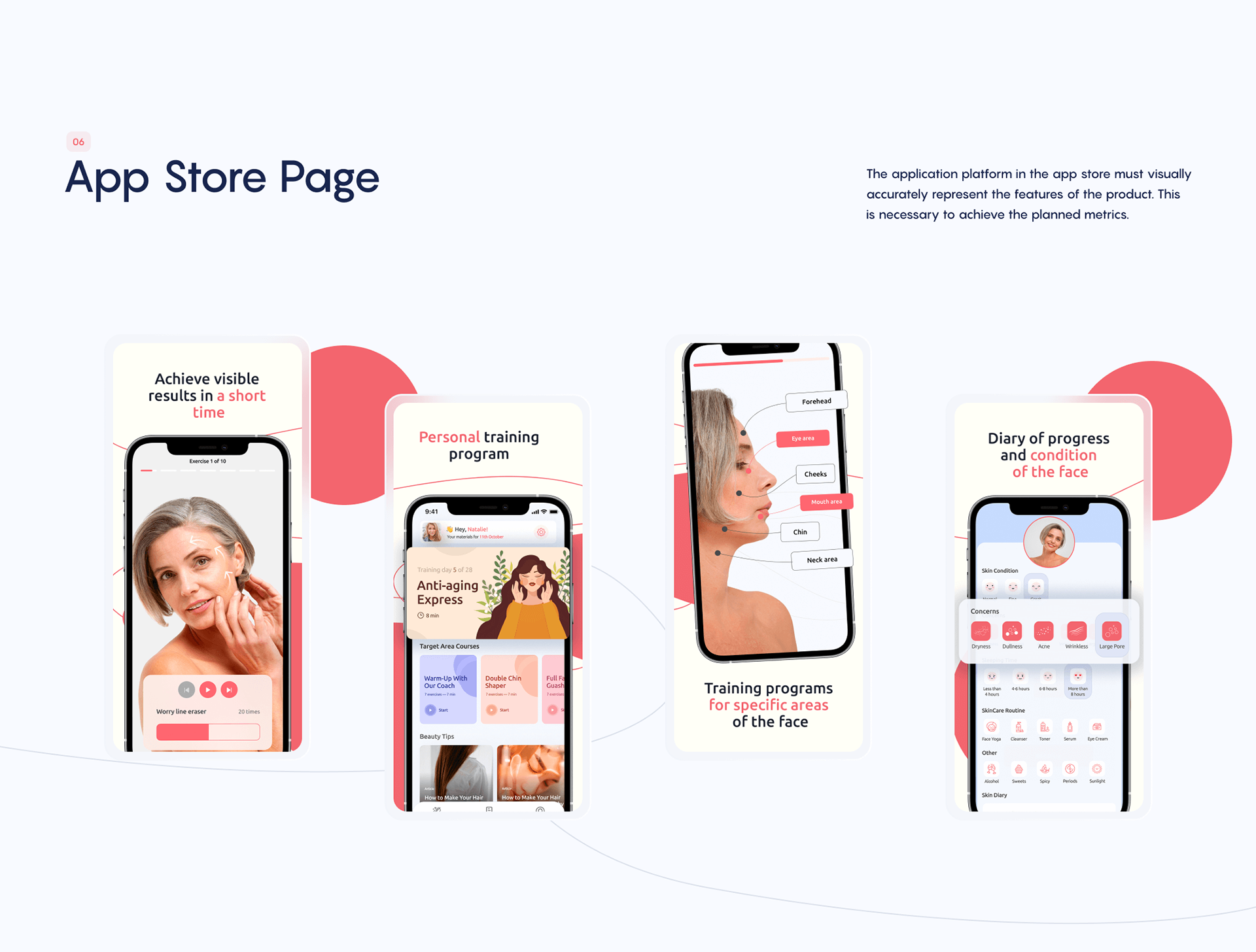 charma® / face yoga app — Изображение №11 — Интерфейсы, Брендинг на Dprofile