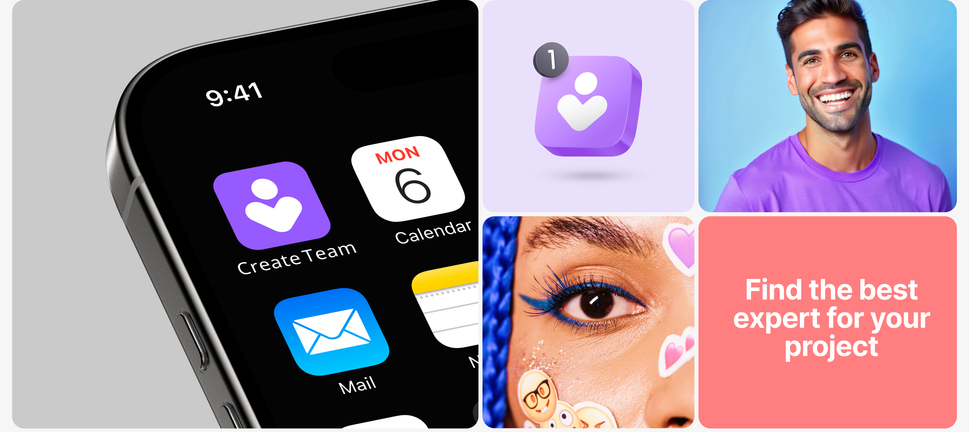 Create Team | mobile app — Изображение №5 — Интерфейсы на Dprofile
