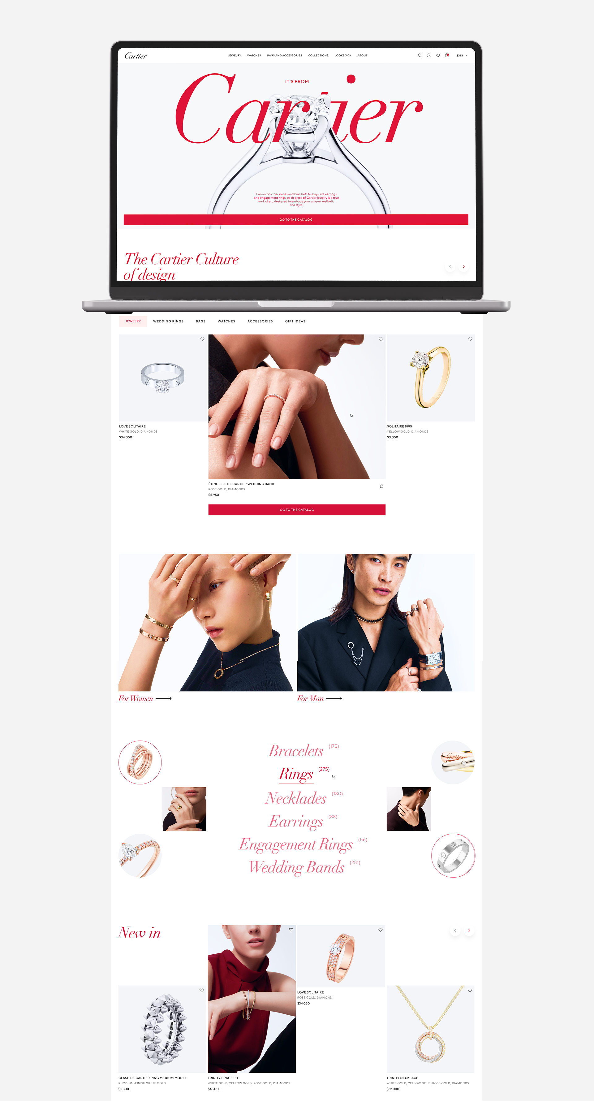 Cartier | E-Commerce — Изображение №3 — Интерфейсы на Dprofile