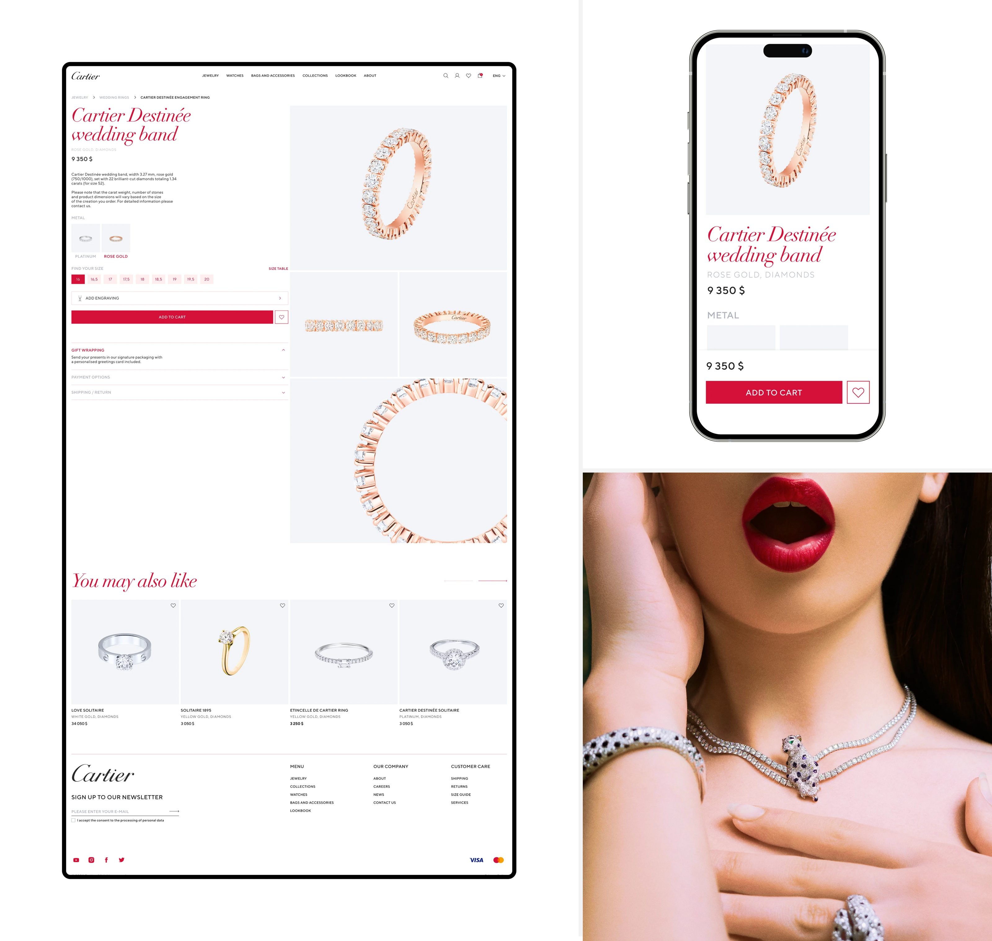 Cartier | E-Commerce — Изображение №7 — Интерфейсы на Dprofile