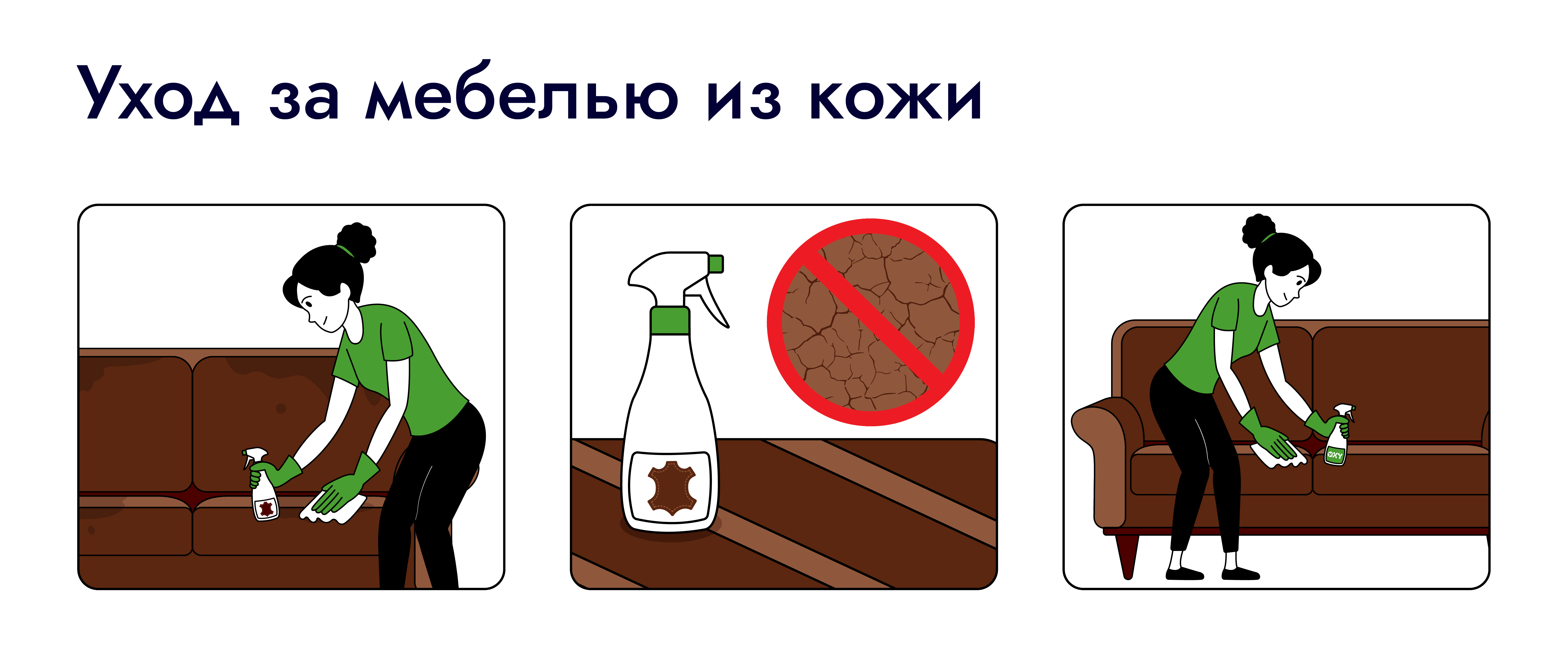 Векторные иллюстрации на тему - Уход за мебелью — Изображение №3 — Интерфейсы, Иллюстрация на Dprofile
